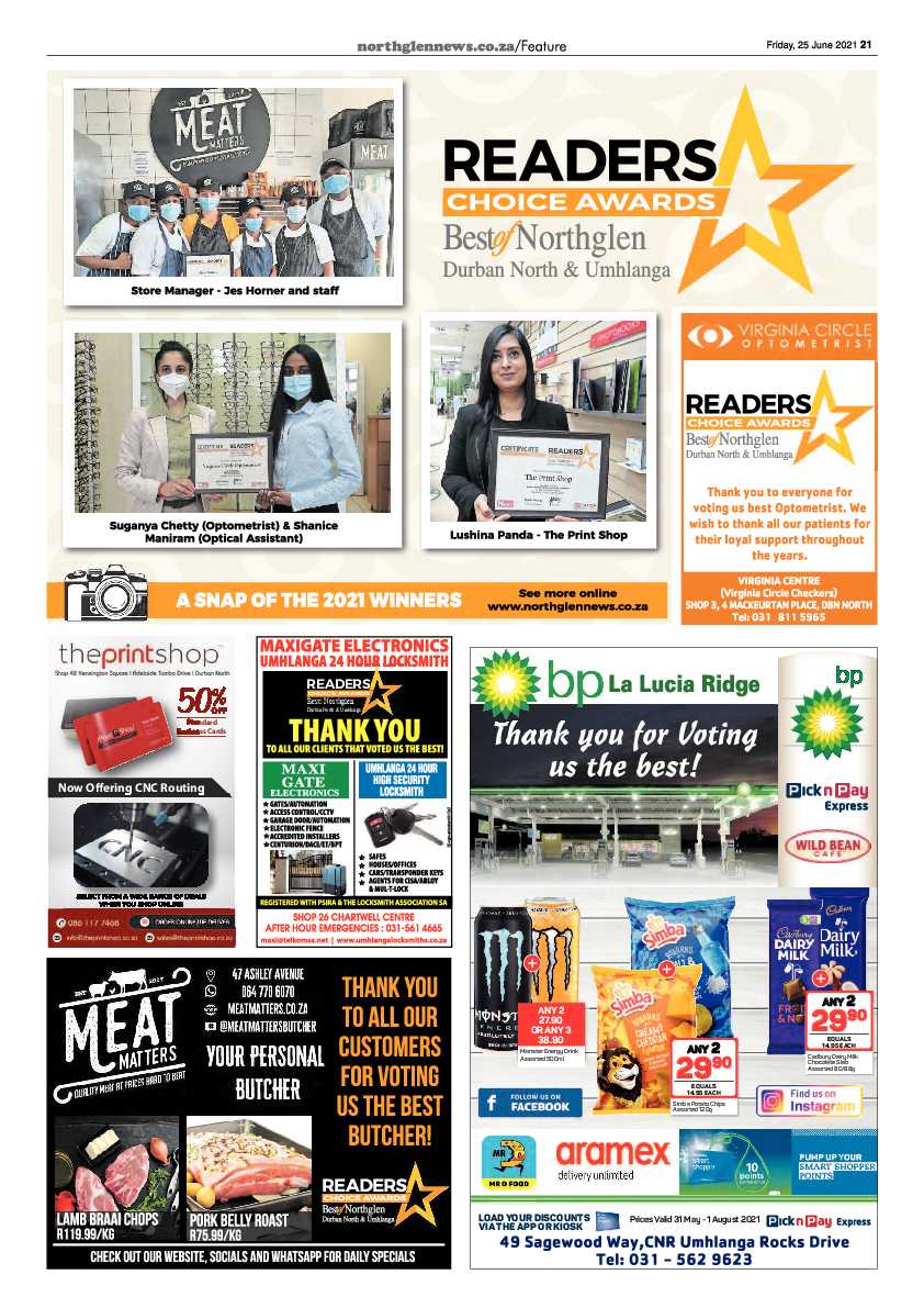 Northglen News 25 June 2021 page 21