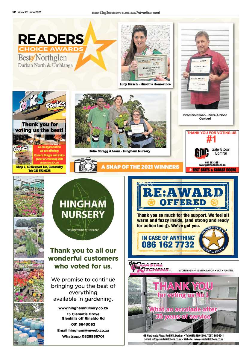 Northglen News 25 June 2021 page 22