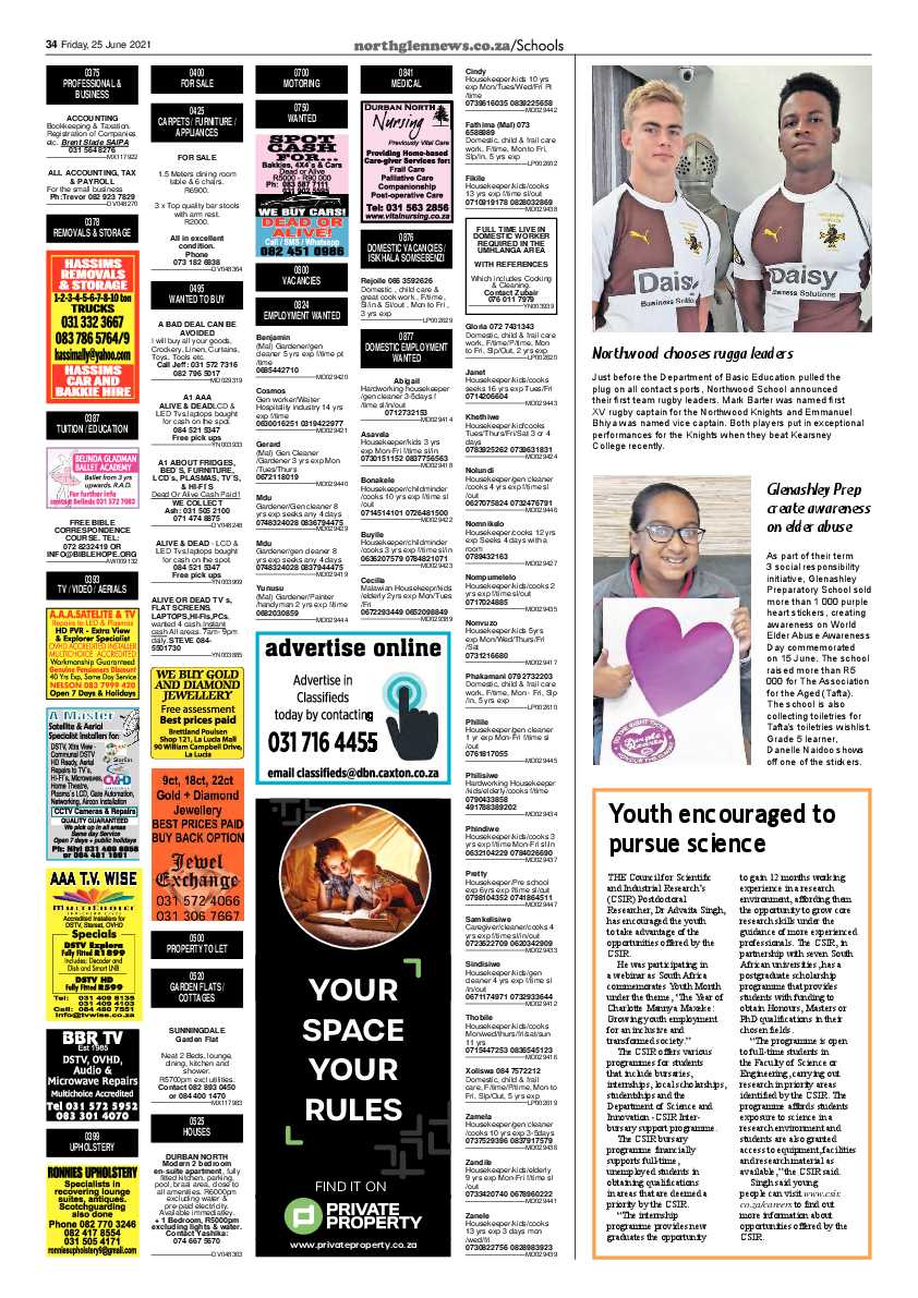 Northglen News 25 June 2021 page 34
