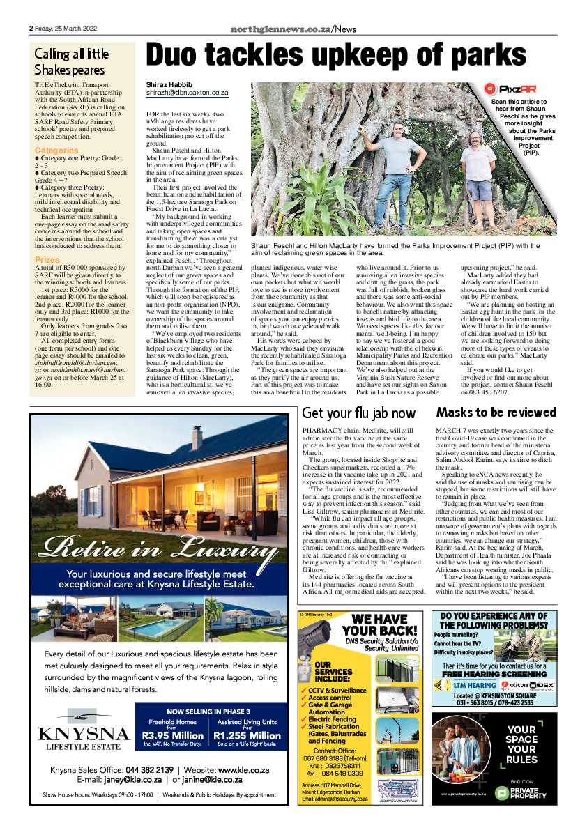 Northglen News 25 March 2022 page 2