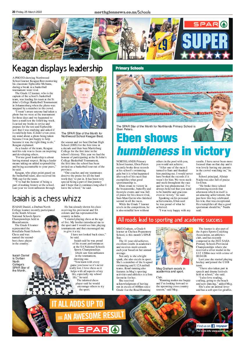 Northglen News 25 March 2022 page 20