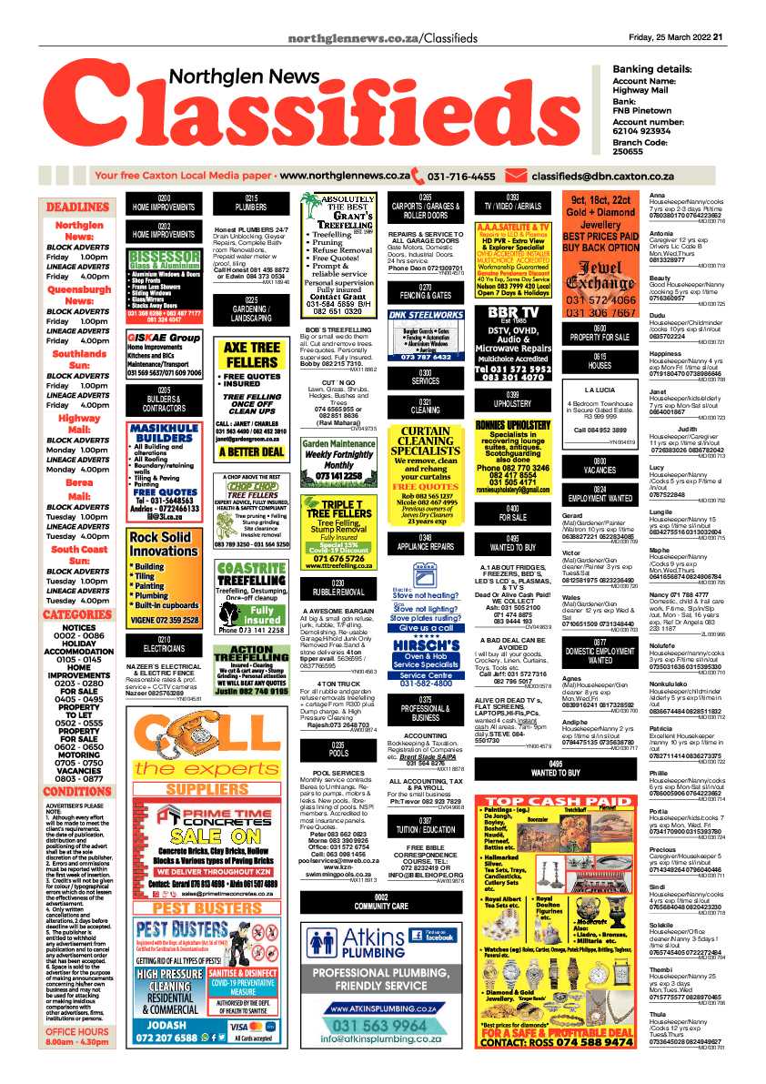 Northglen News 25 March 2022 page 21