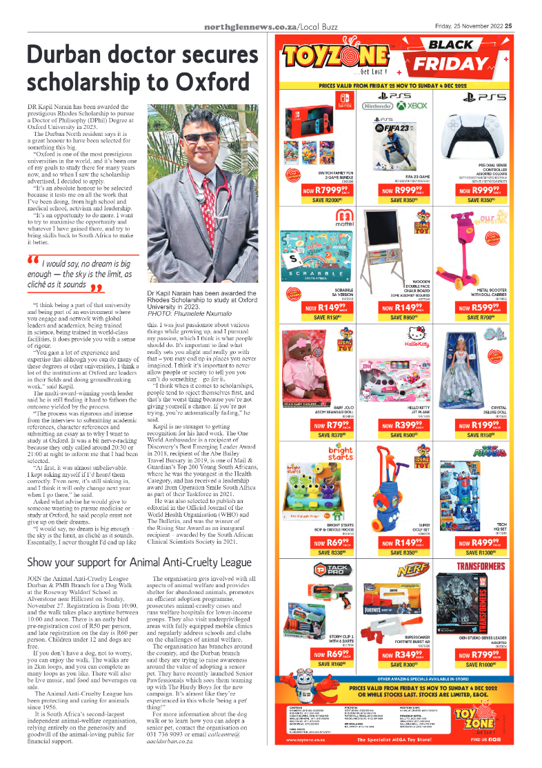 Northglen News 25 November 2022 page 25