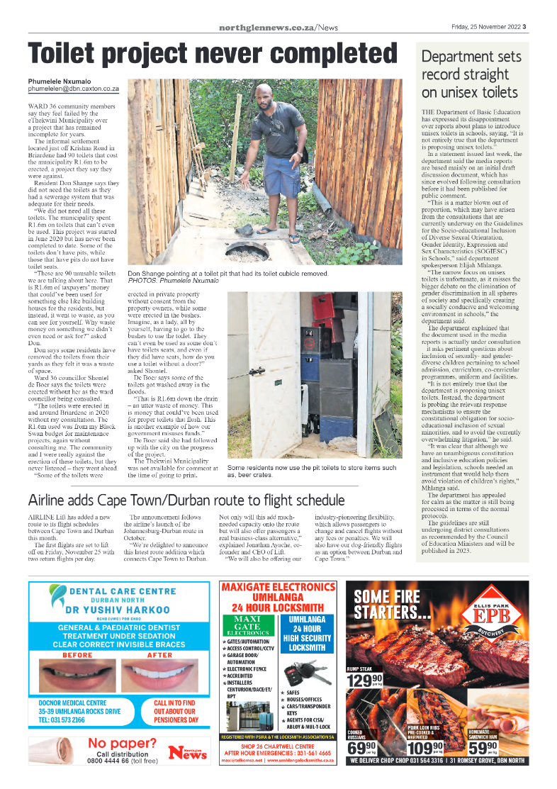 Northglen News 25 November 2022 page 3