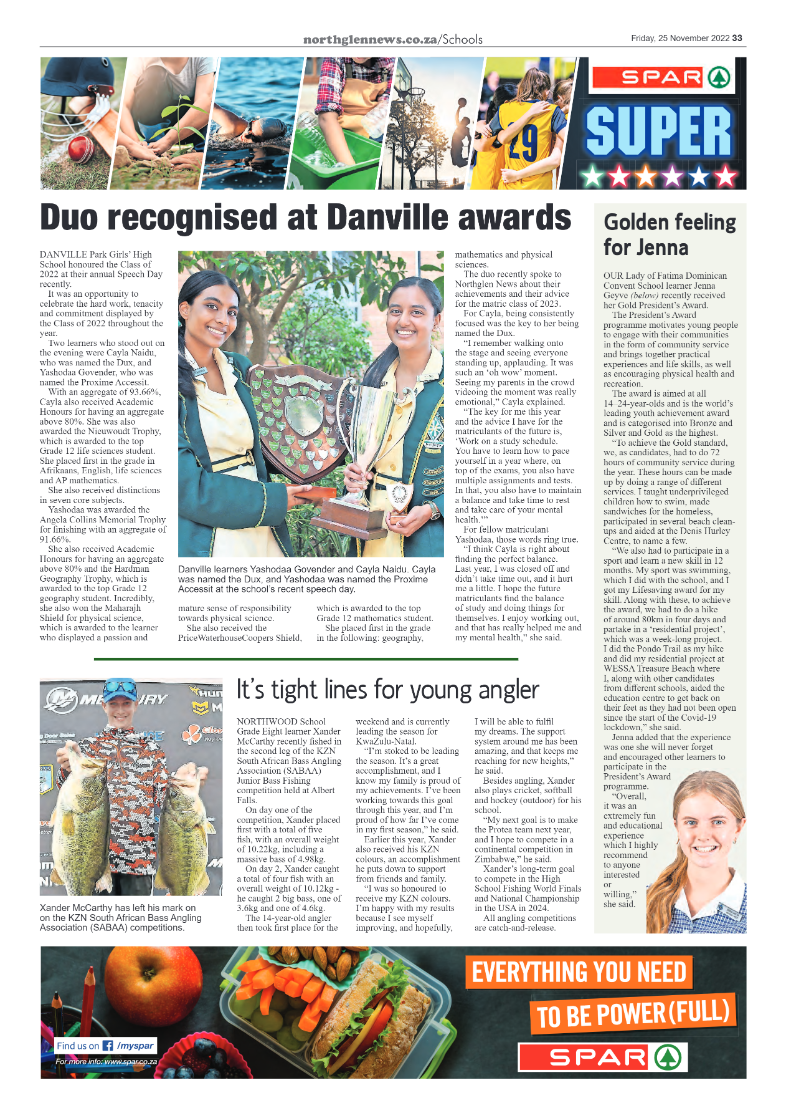 Northglen News 25 November 2022 page 33