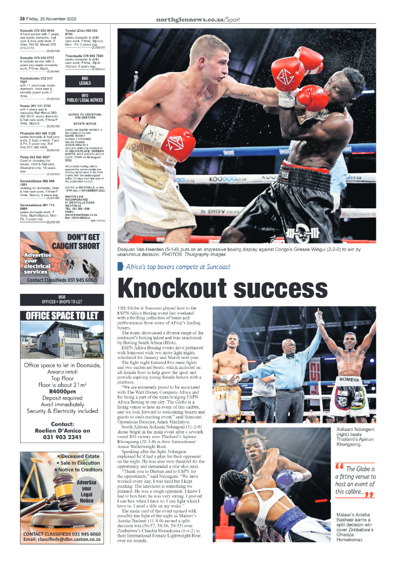 Northglen News 25 November 2022 page 38