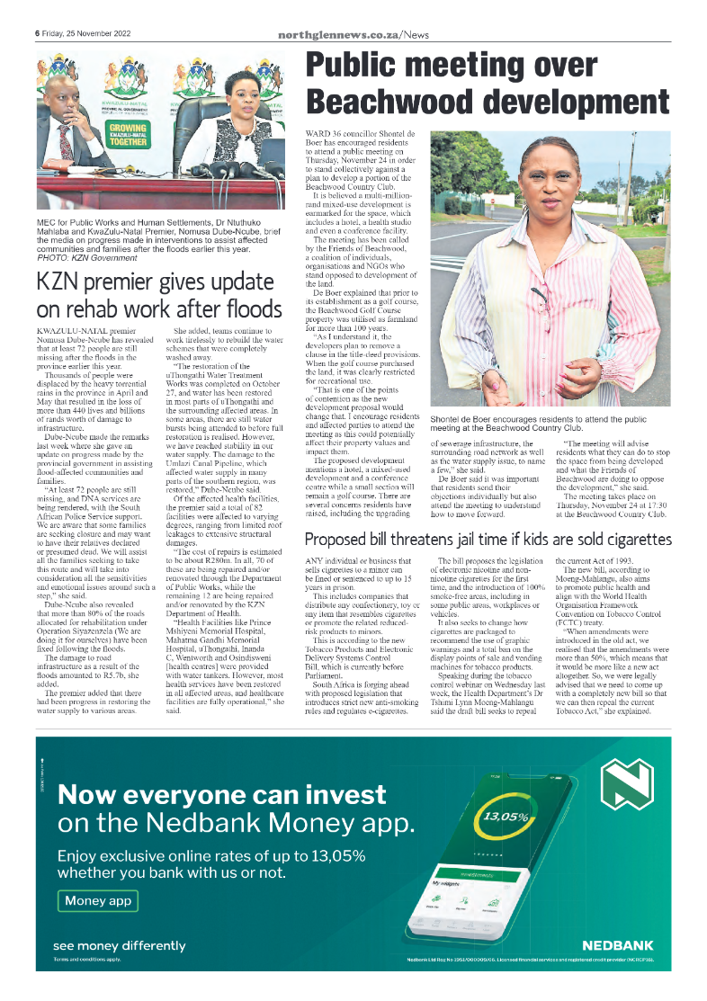 Northglen News 25 November 2022 page 6