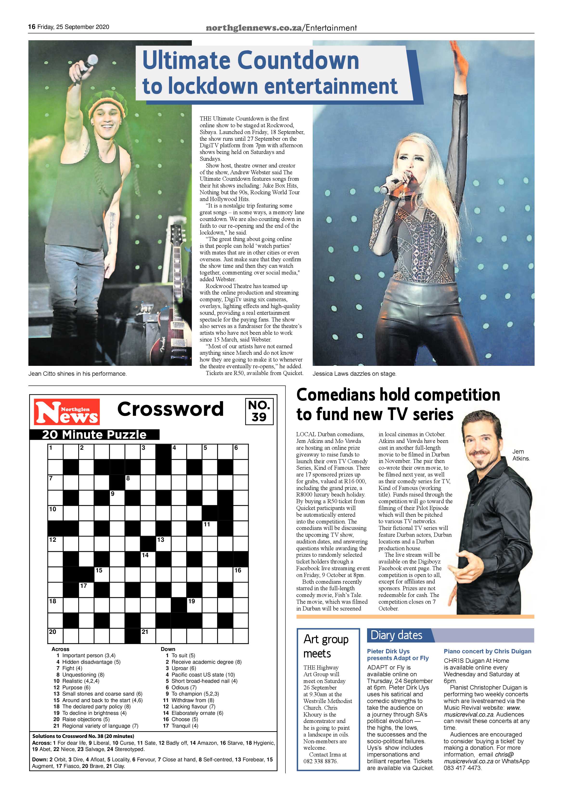 Northglen News 25 September 2020 page 16