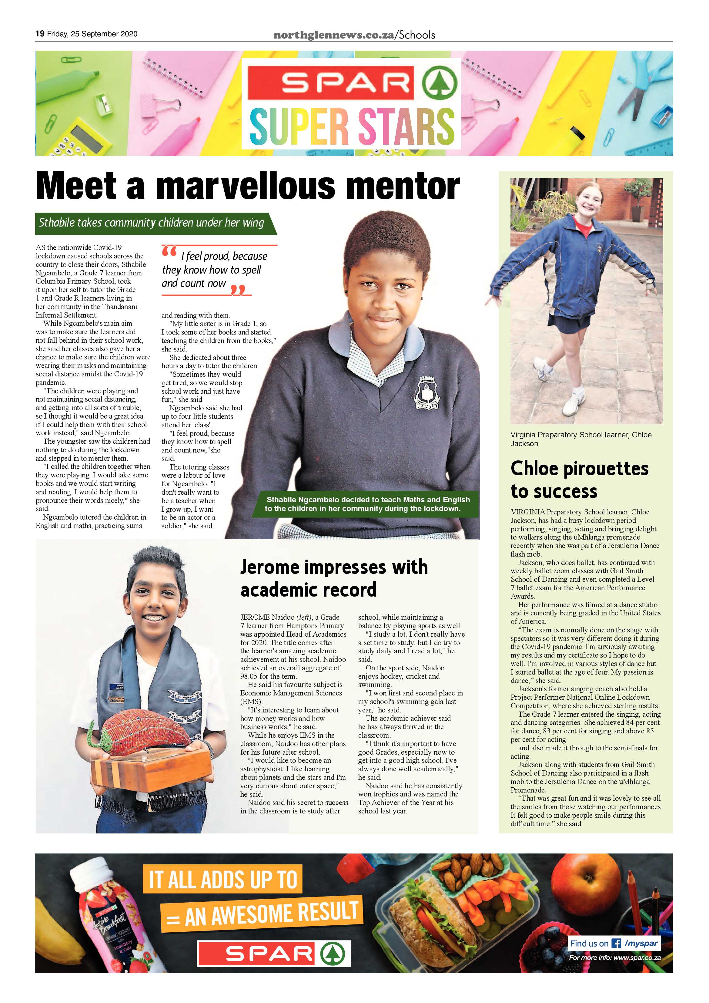 Northglen News 25 September 2020 page 19