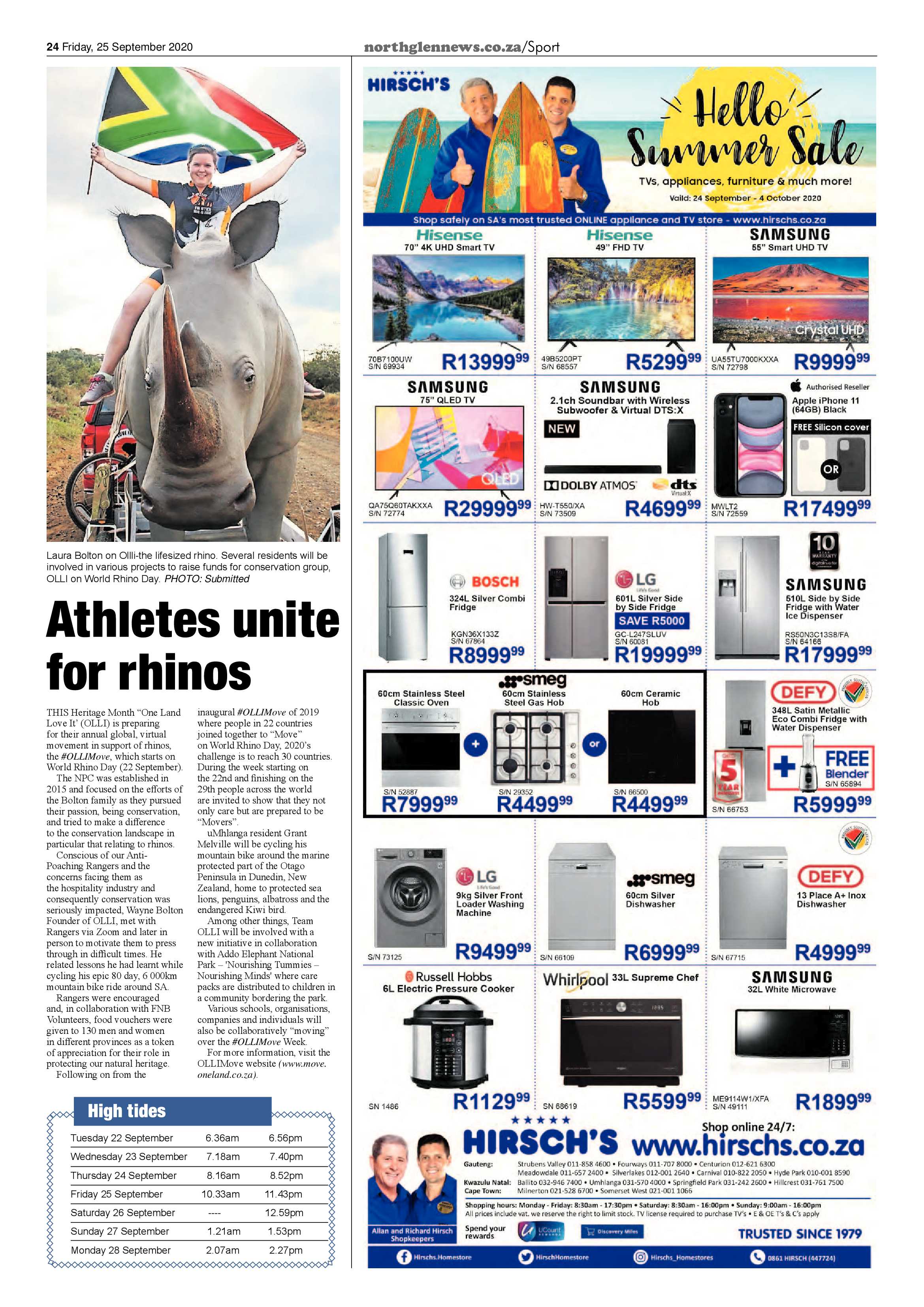 Northglen News 25 September 2020 page 24