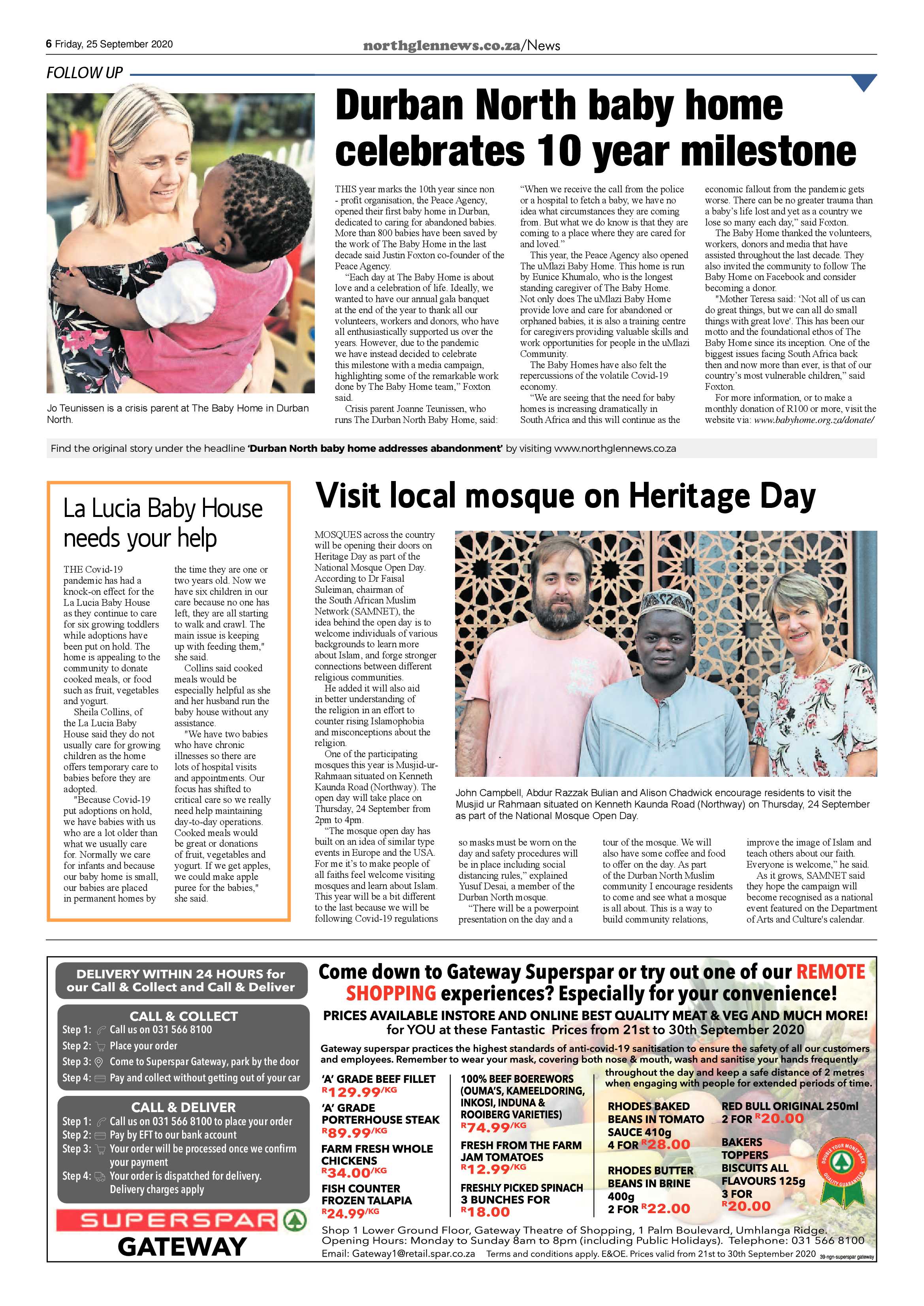 Northglen News 25 September 2020 page 6