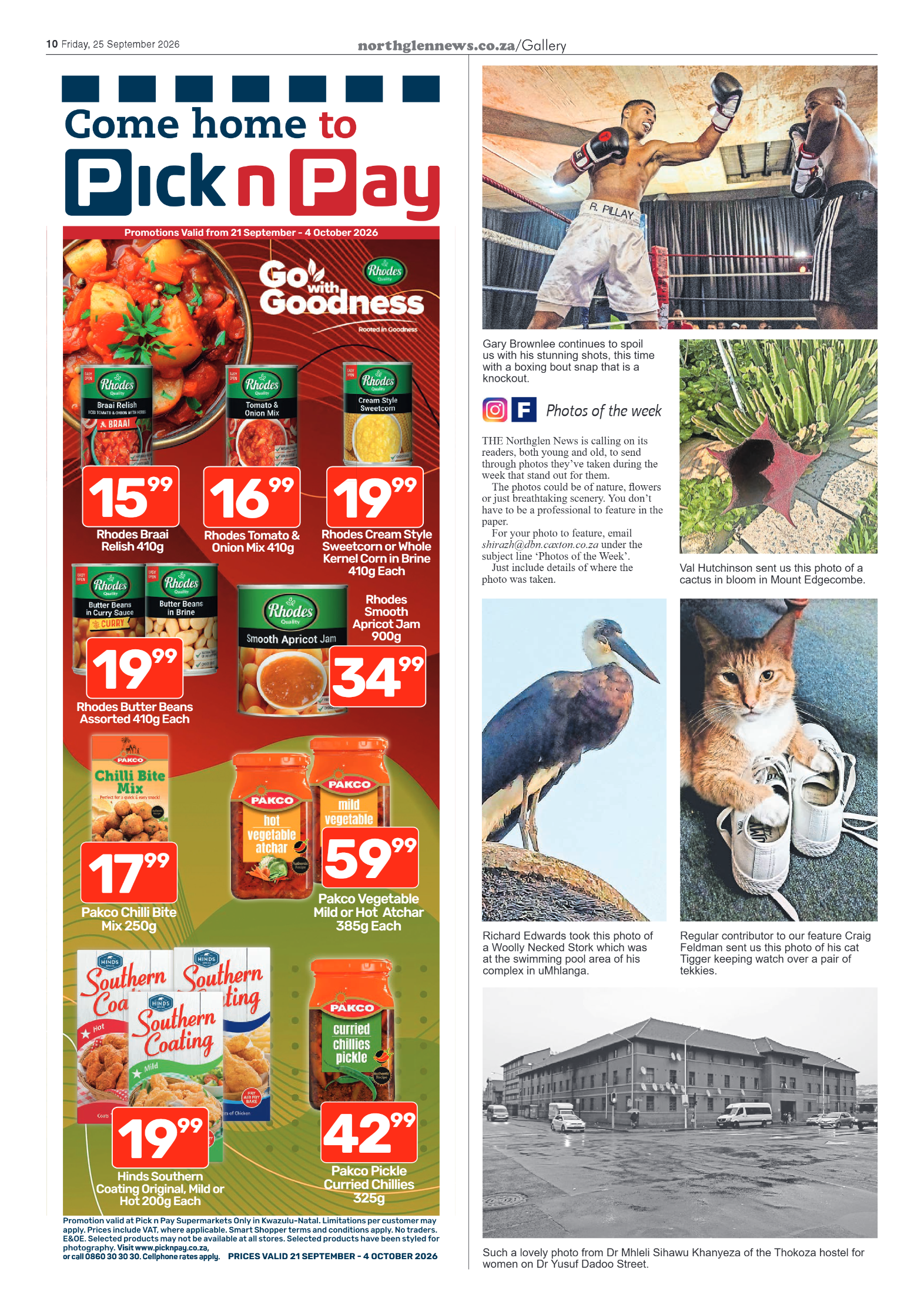 Northglen News 25 September 2026 page 10