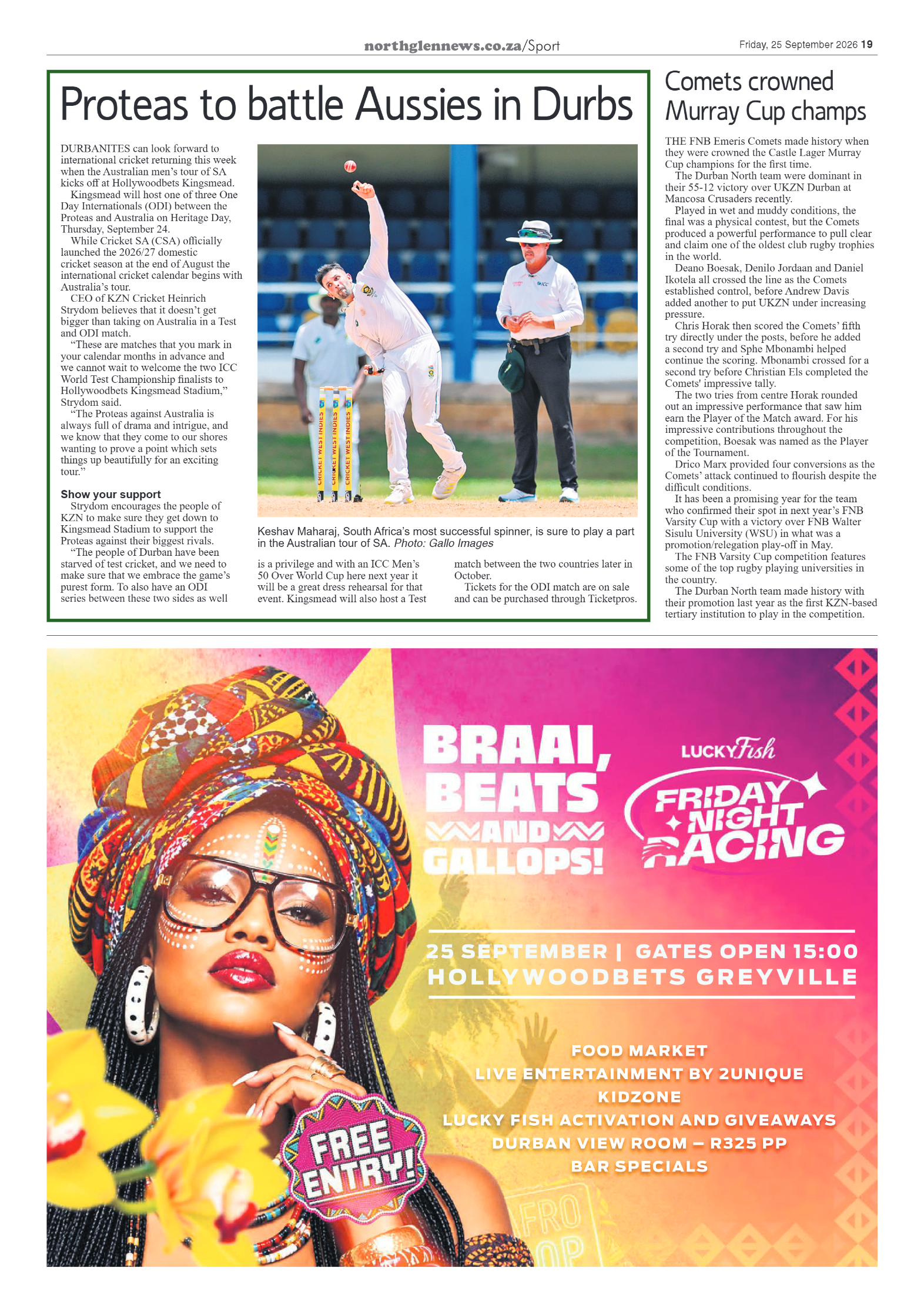 Northglen News 25 September 2026 page 19