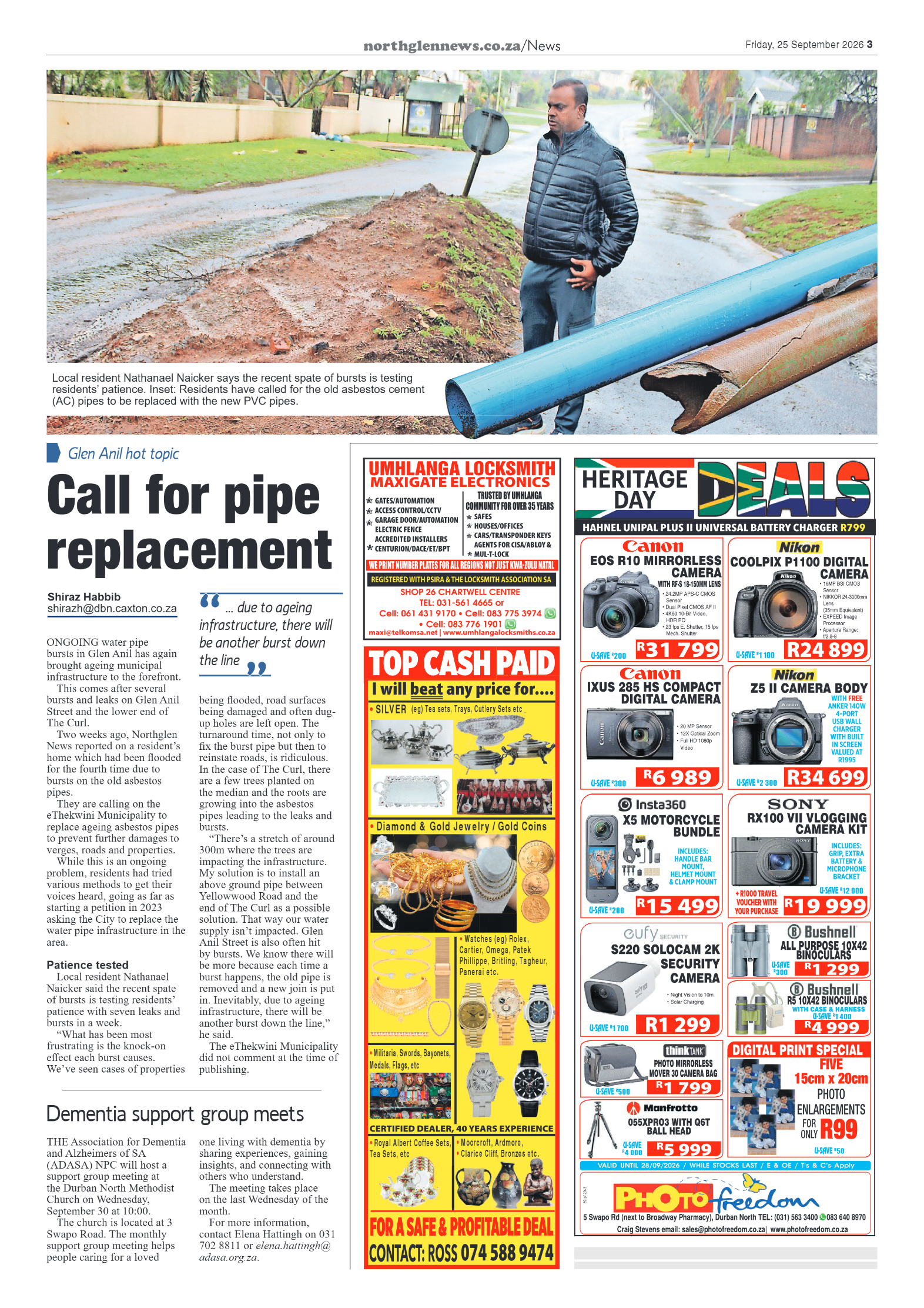 Northglen News 25 September 2026 page 3