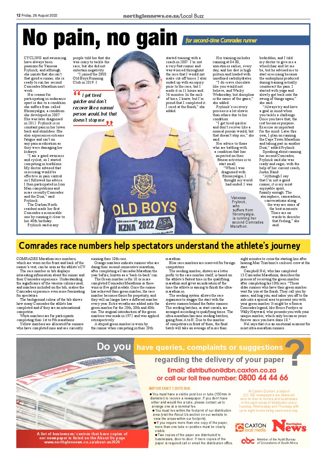 Northglen News 26 August 2022 page 12