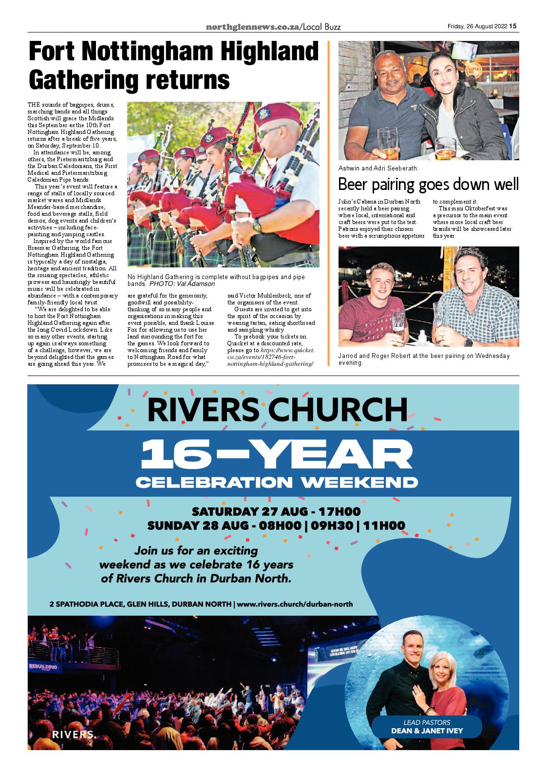 Northglen News 26 August 2022 page 15