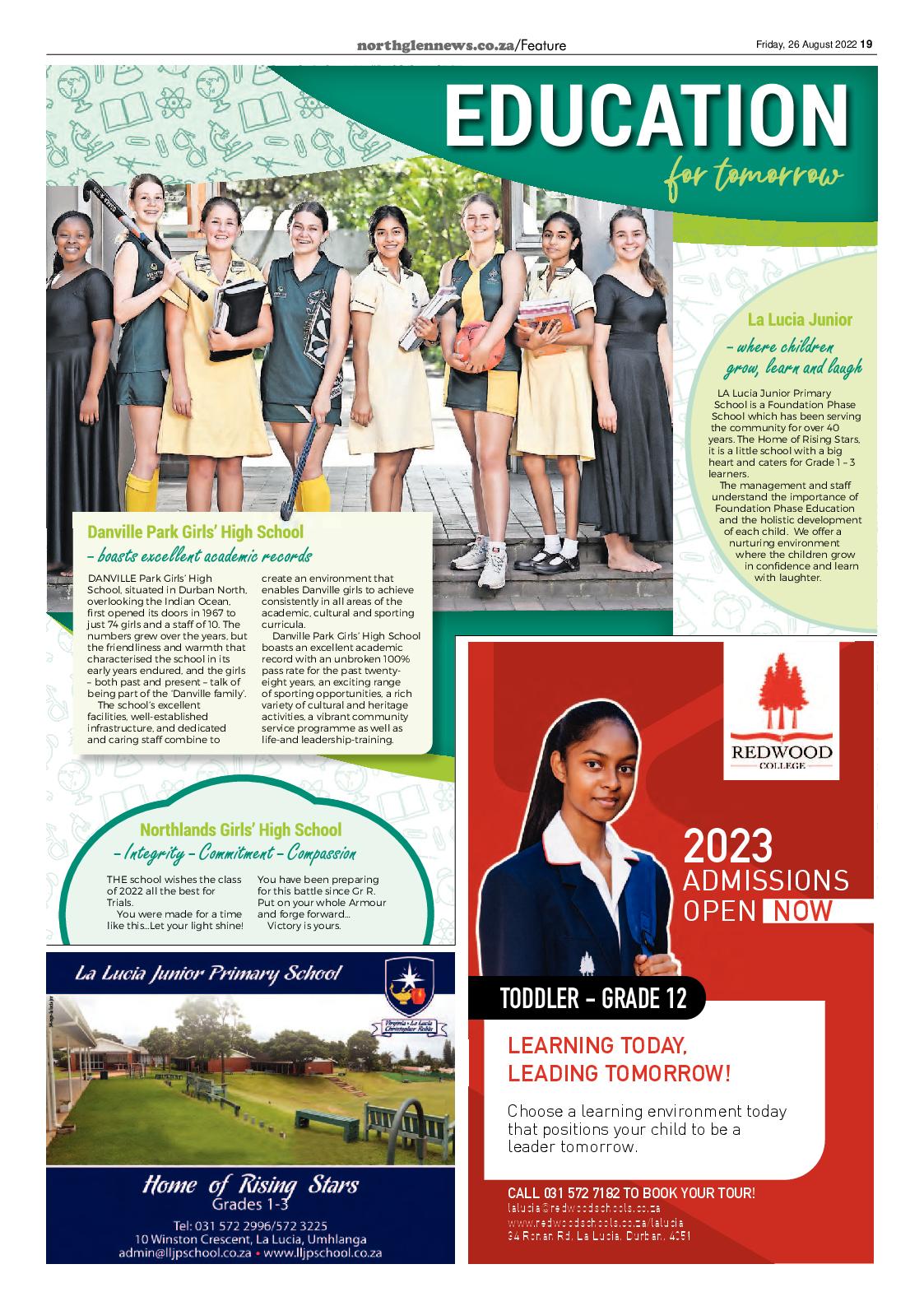 Northglen News 26 August 2022 page 19