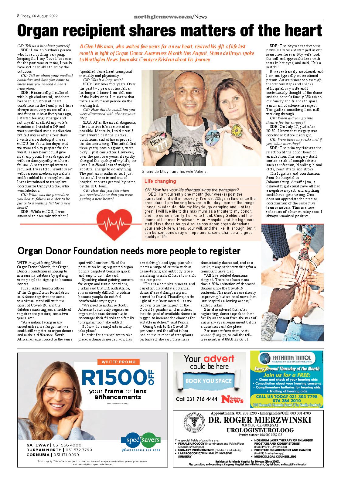 Northglen News 26 August 2022 page 2