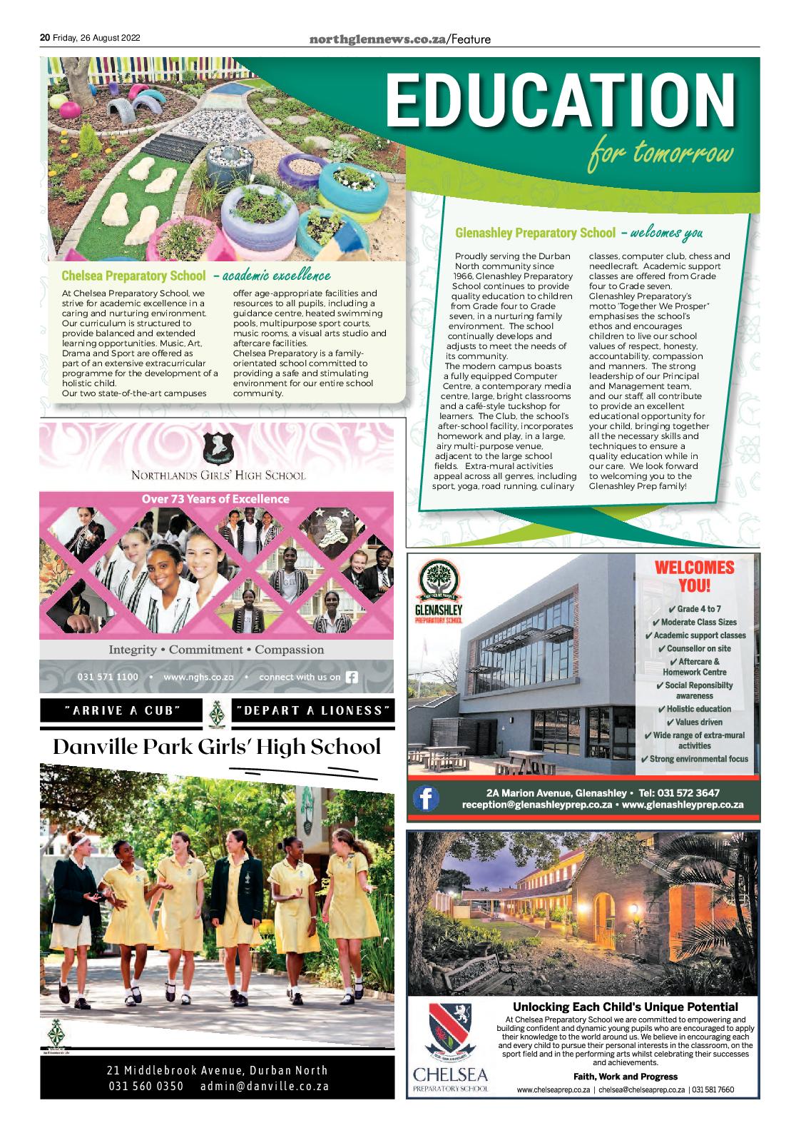 Northglen News 26 August 2022 page 20