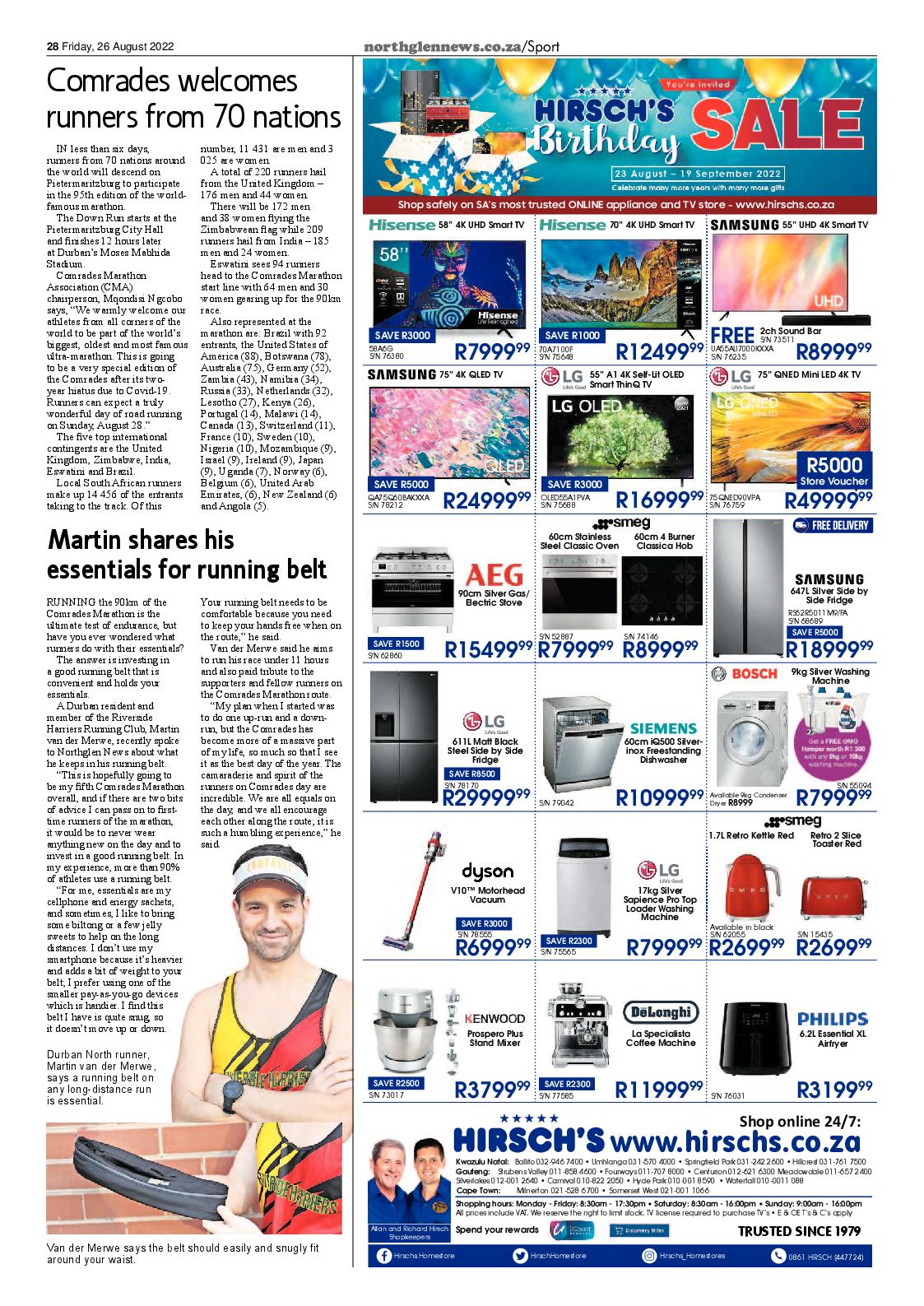 Northglen News 26 August 2022 page 28