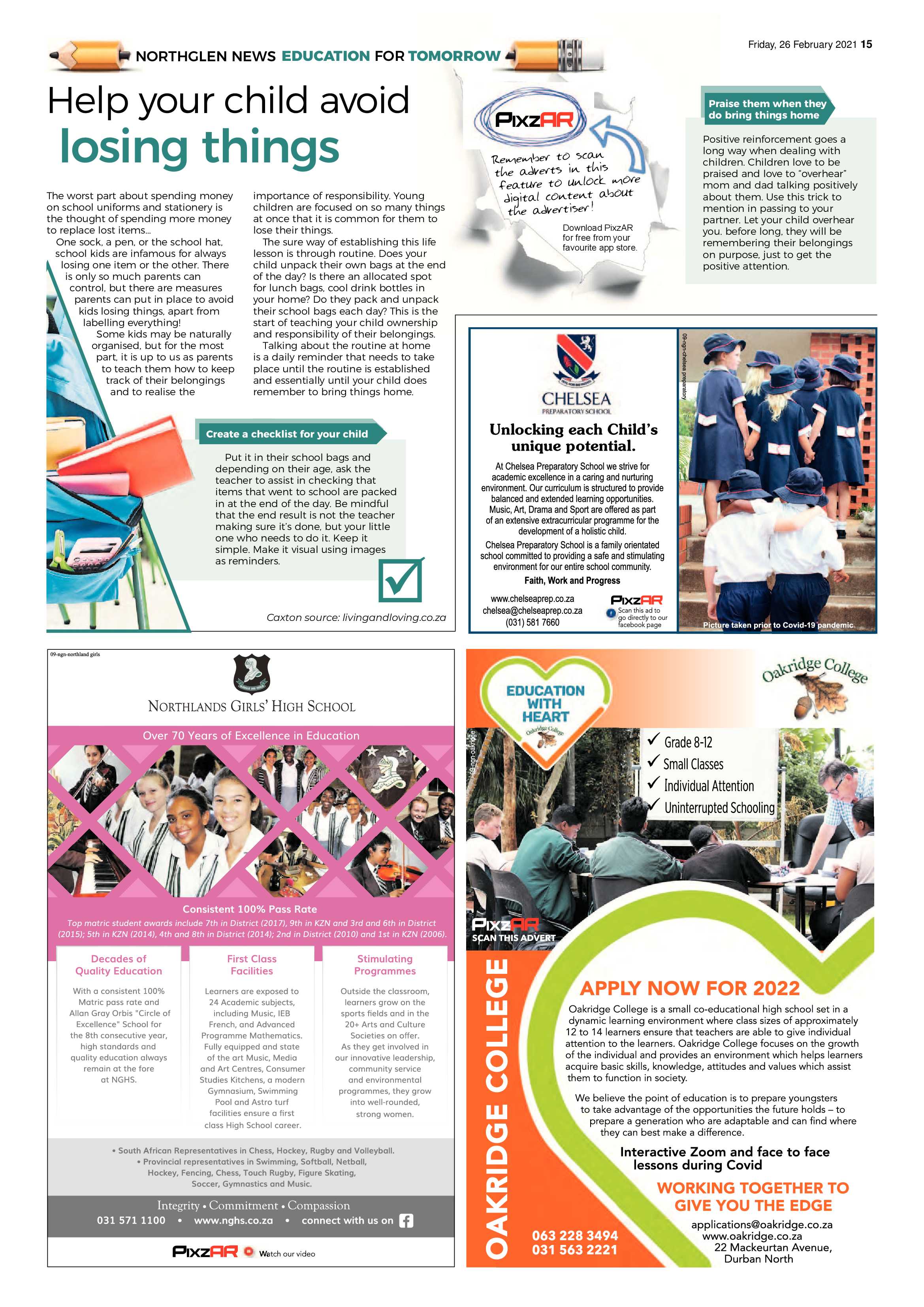 Northglen News 26 February 2021 page 15