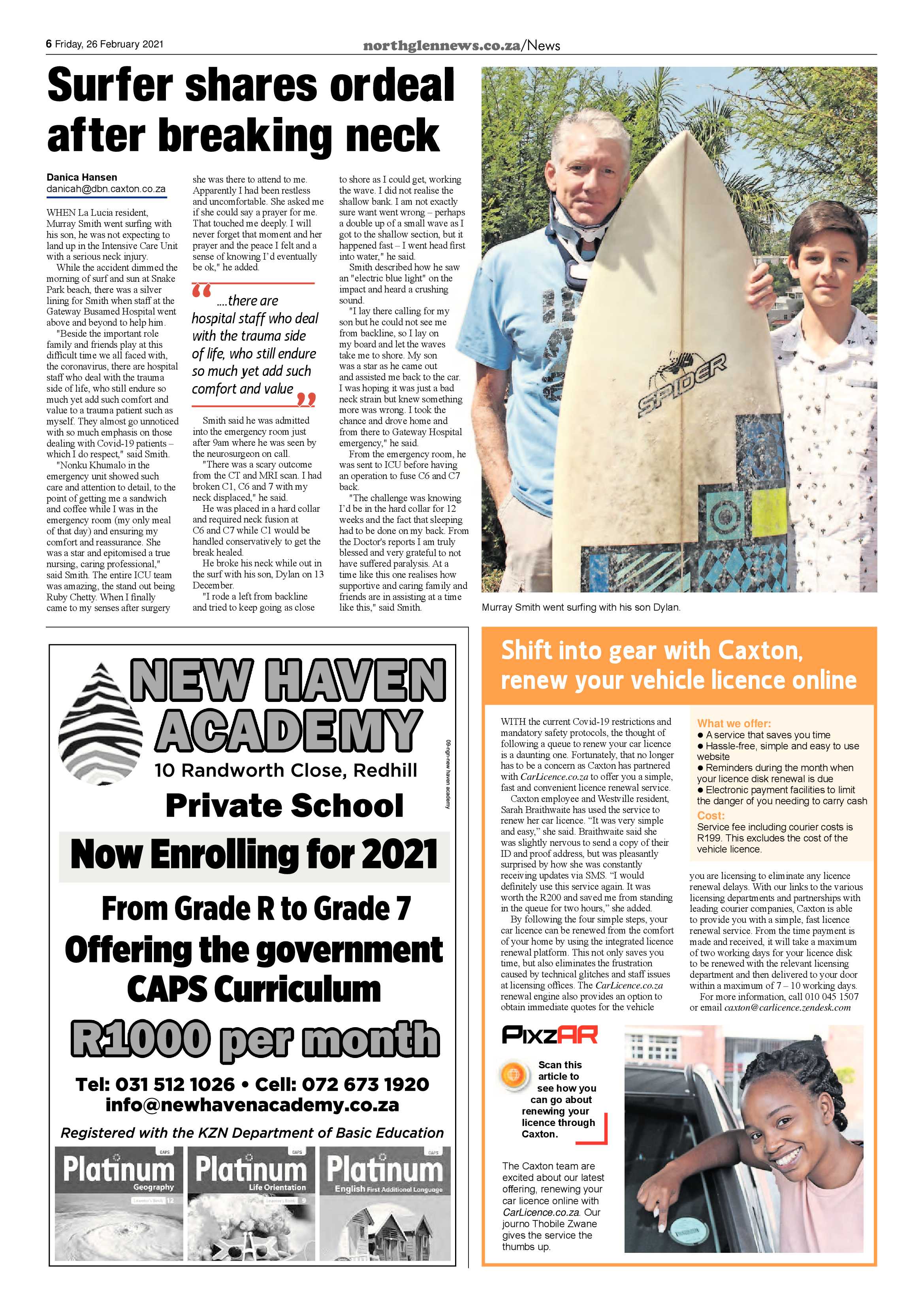 Northglen News 26 February 2021 page 6