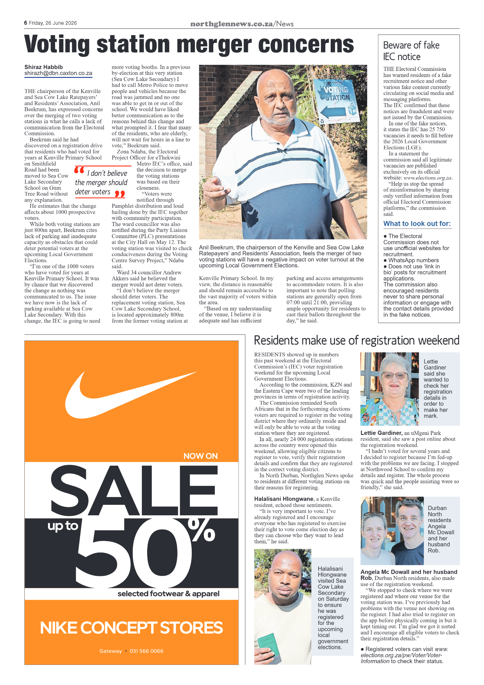 Northglen News 26 June 2026 page 6