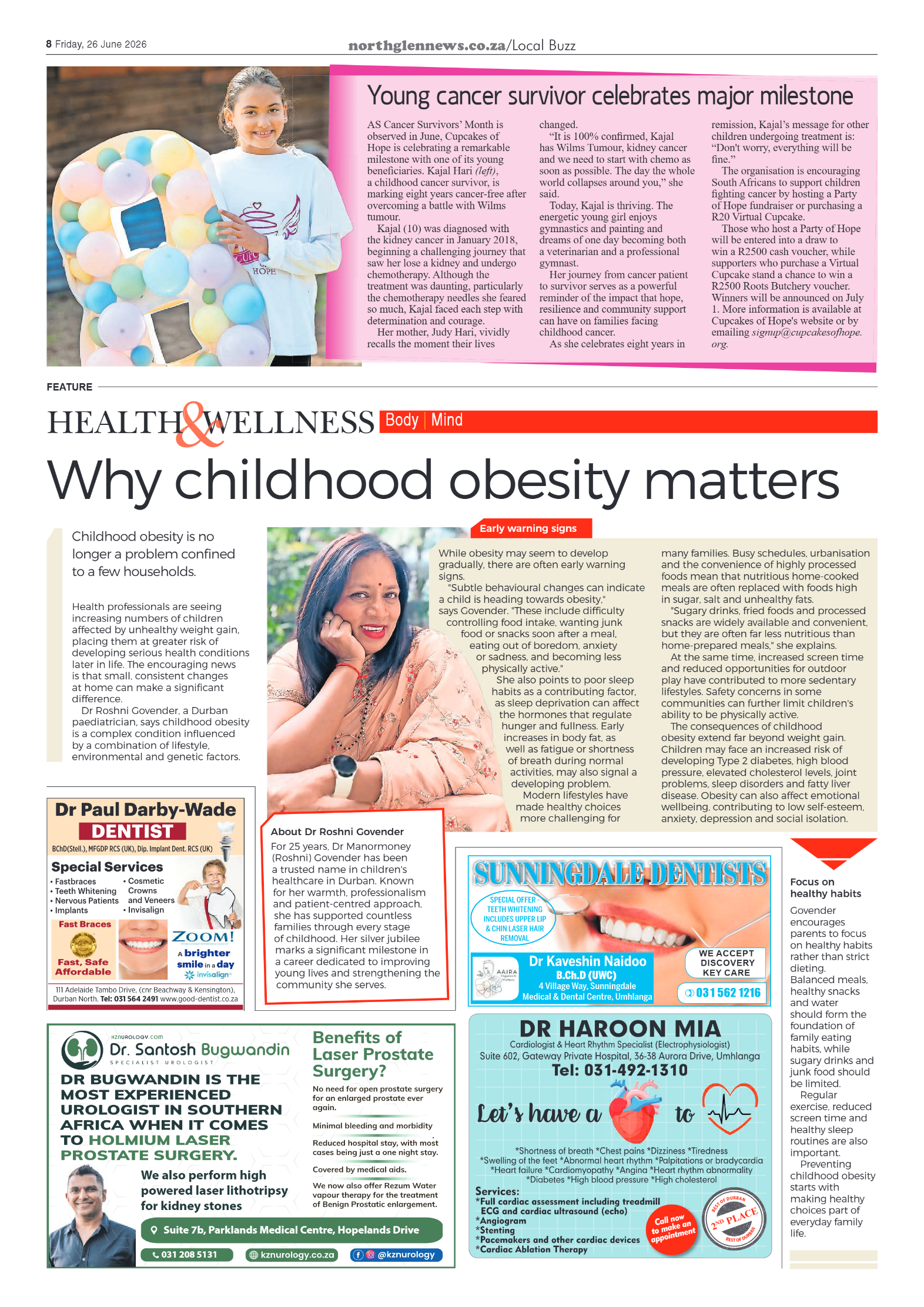 Northglen News 26 June 2026 page 8