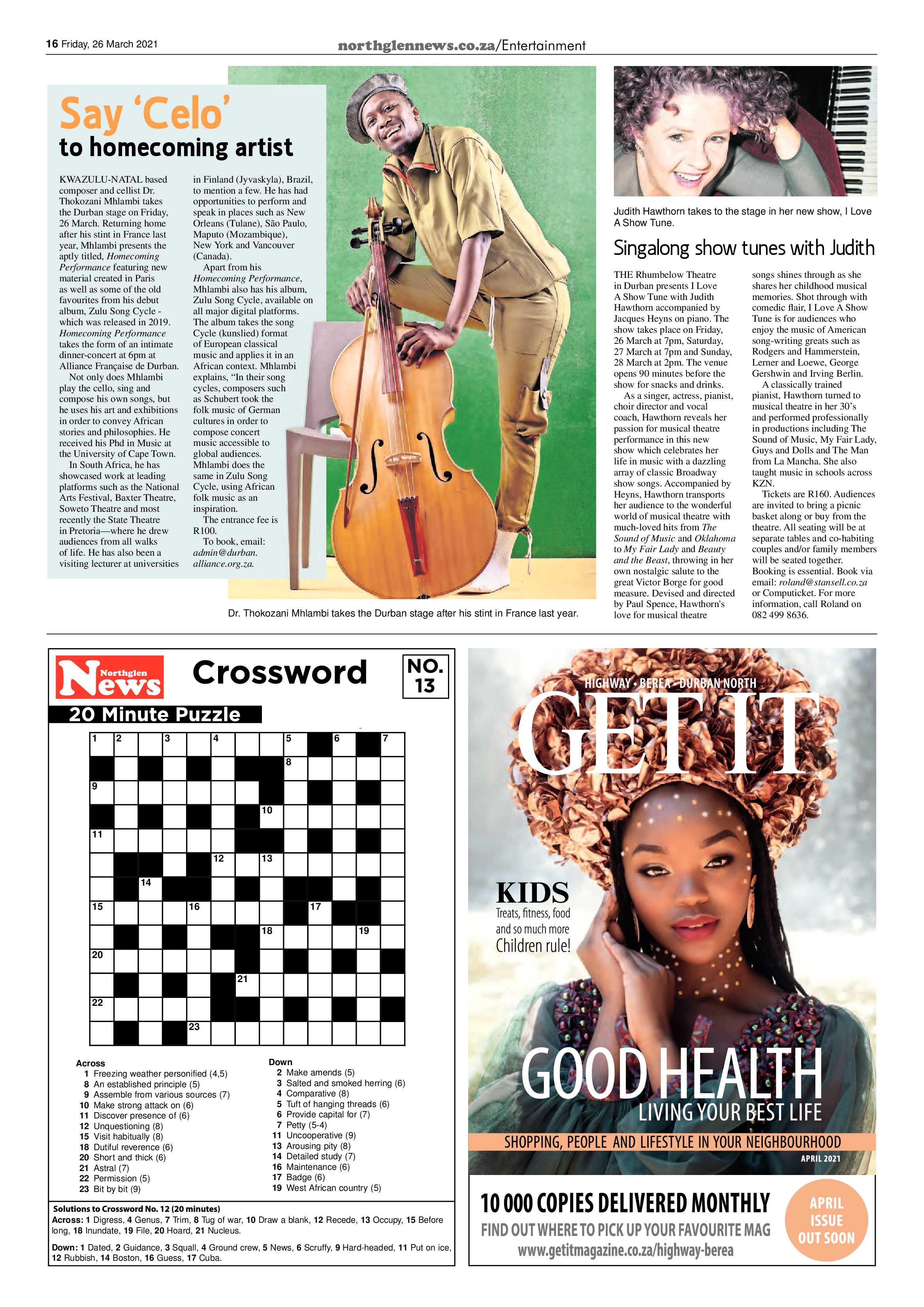 Northglen News 26 March 2021 page 16