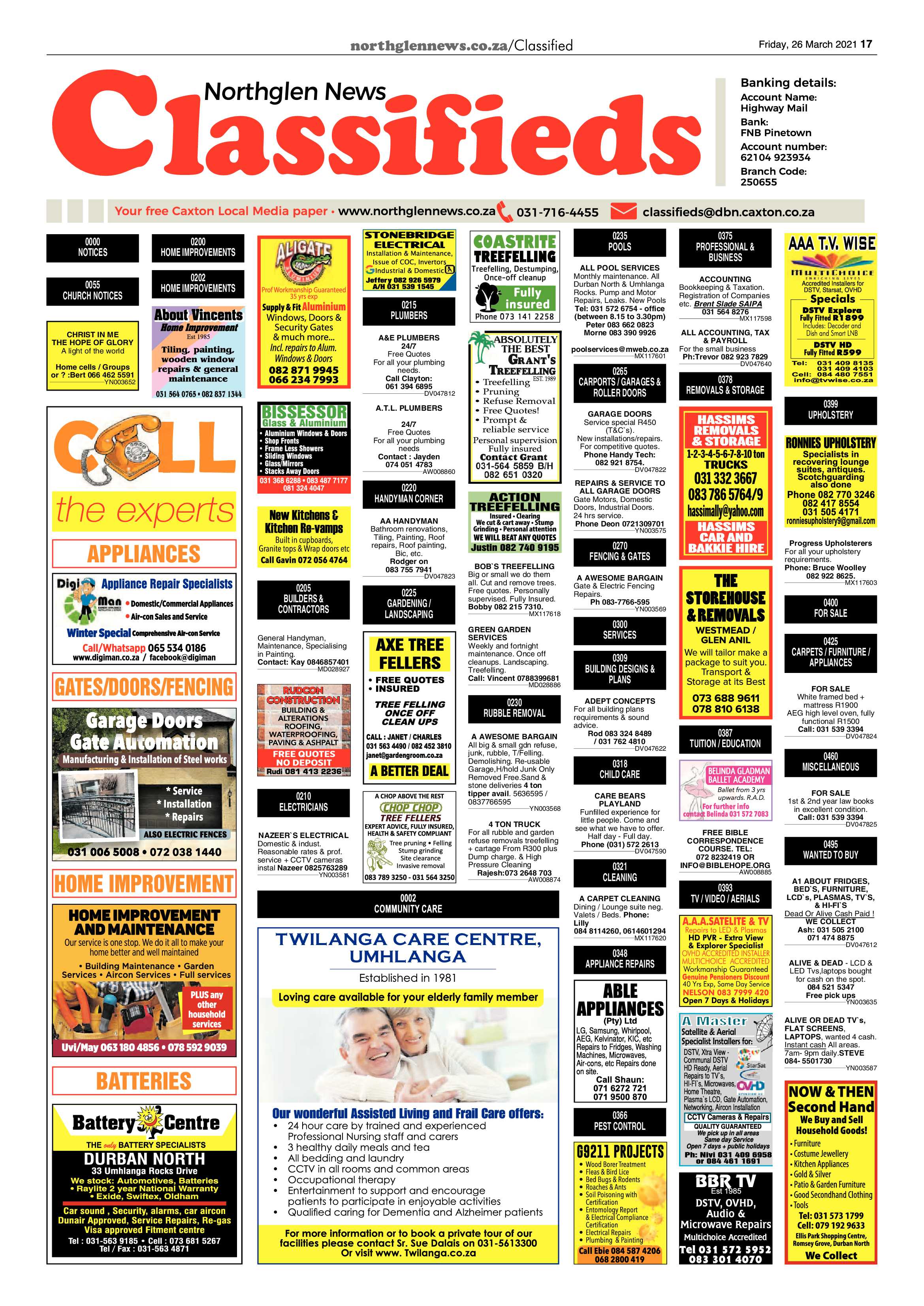 Northglen News 26 March 2021 page 17