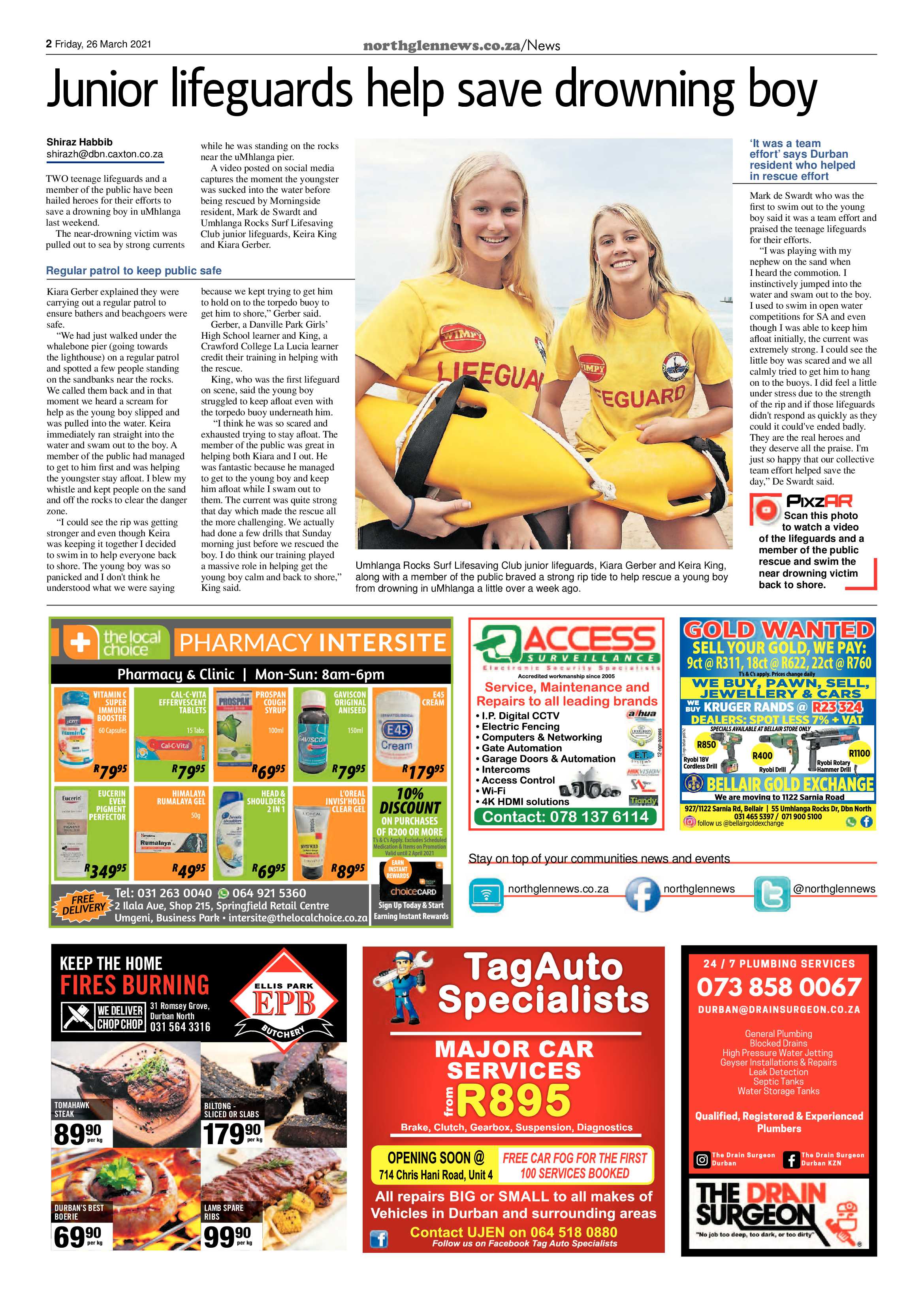 Northglen News 26 March 2021 page 2