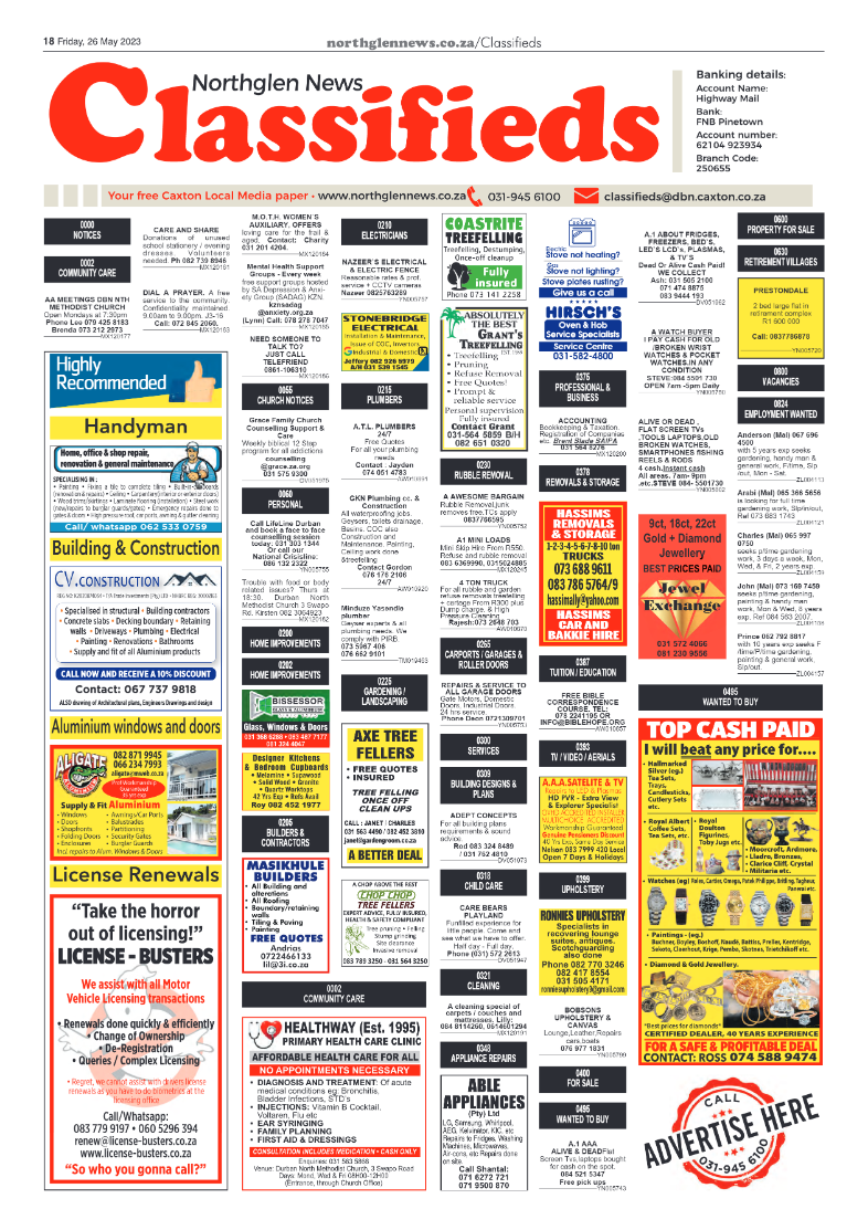 Northglen News 26 May 2023 page 18