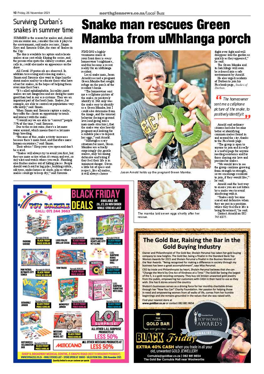 Northglen News 26 November 2021 page 10
