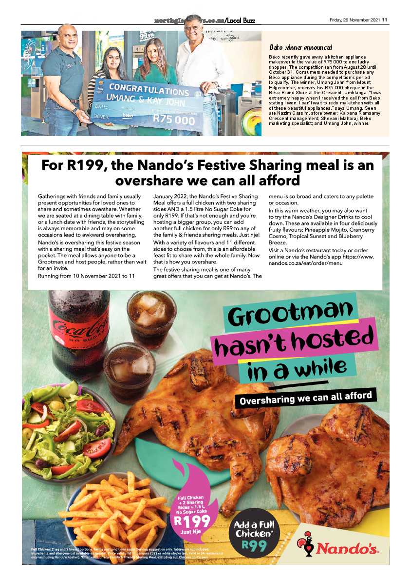 Northglen News 26 November 2021 page 11