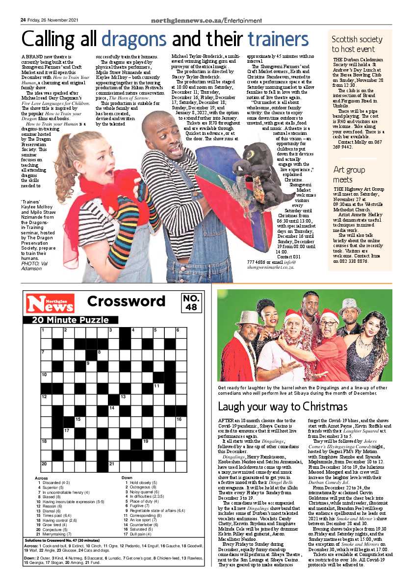 Northglen News 26 November 2021 page 24
