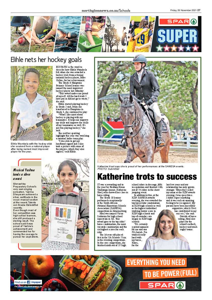 Northglen News 26 November 2021 page 27