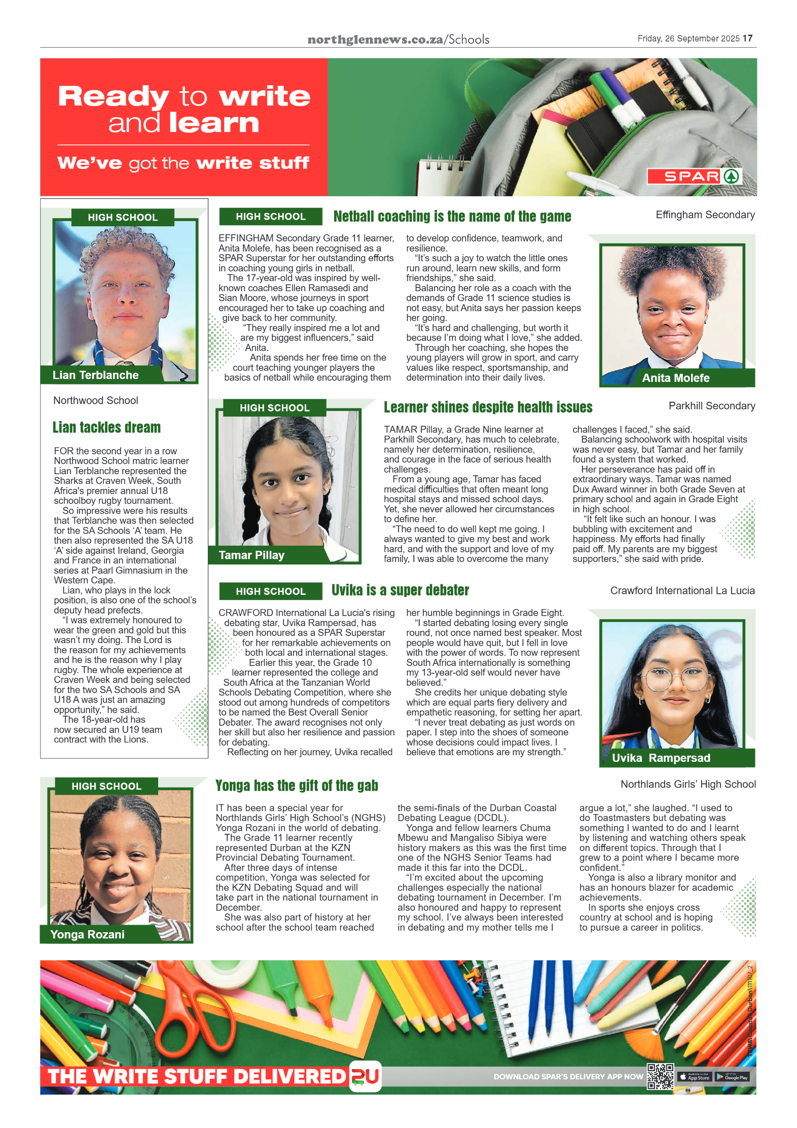 Northglen News 26 September 2025 page 17