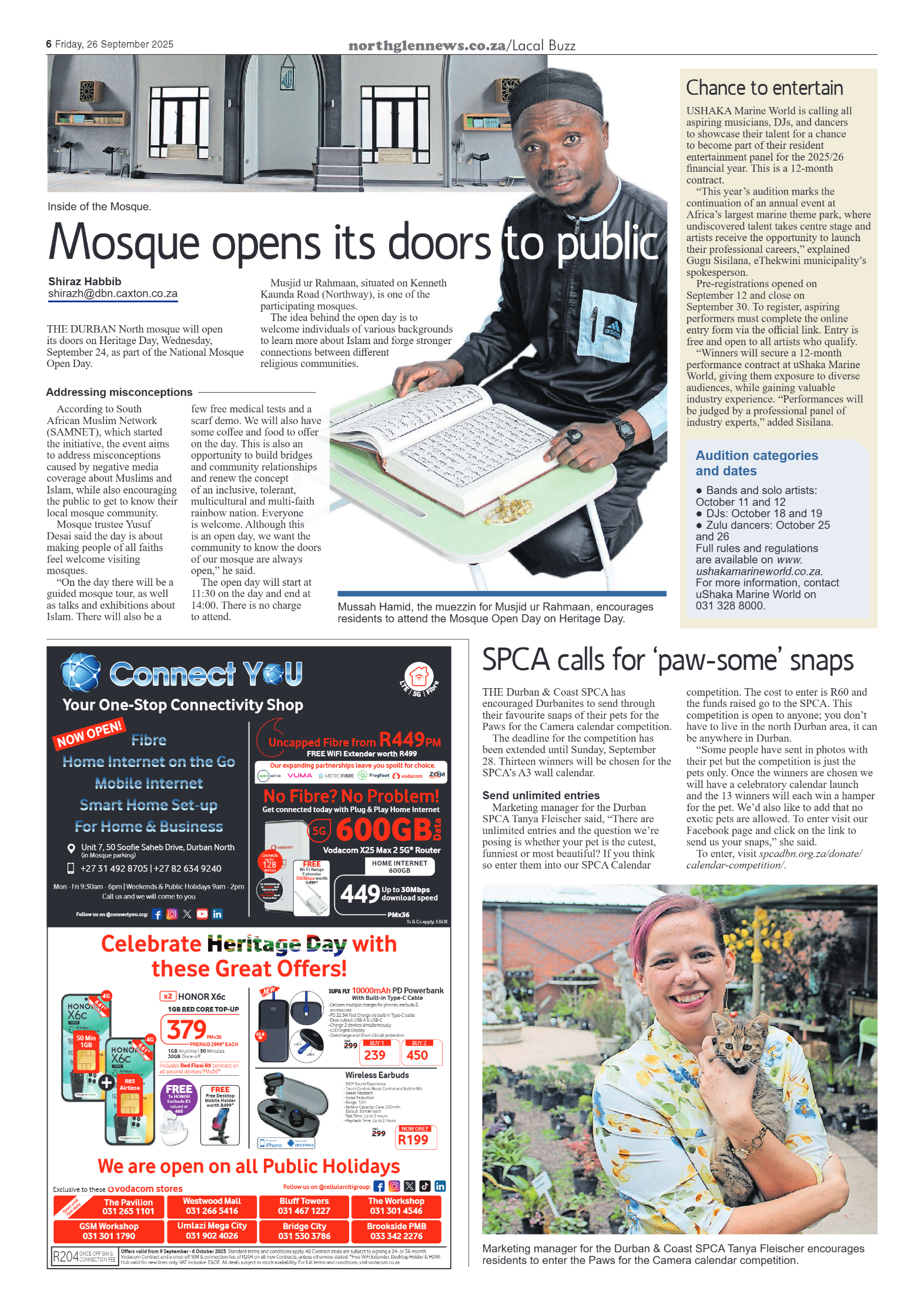 Northglen News 26 September 2025 page 6