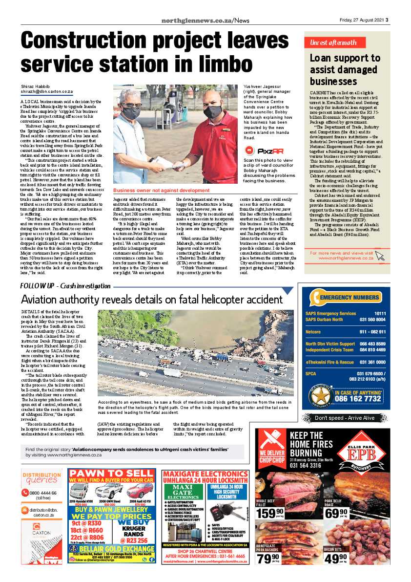 Northglen News 27 August 2021 page 3