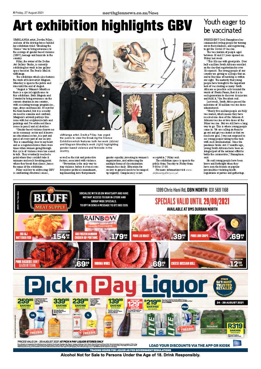 Northglen News 27 August 2021 page 4