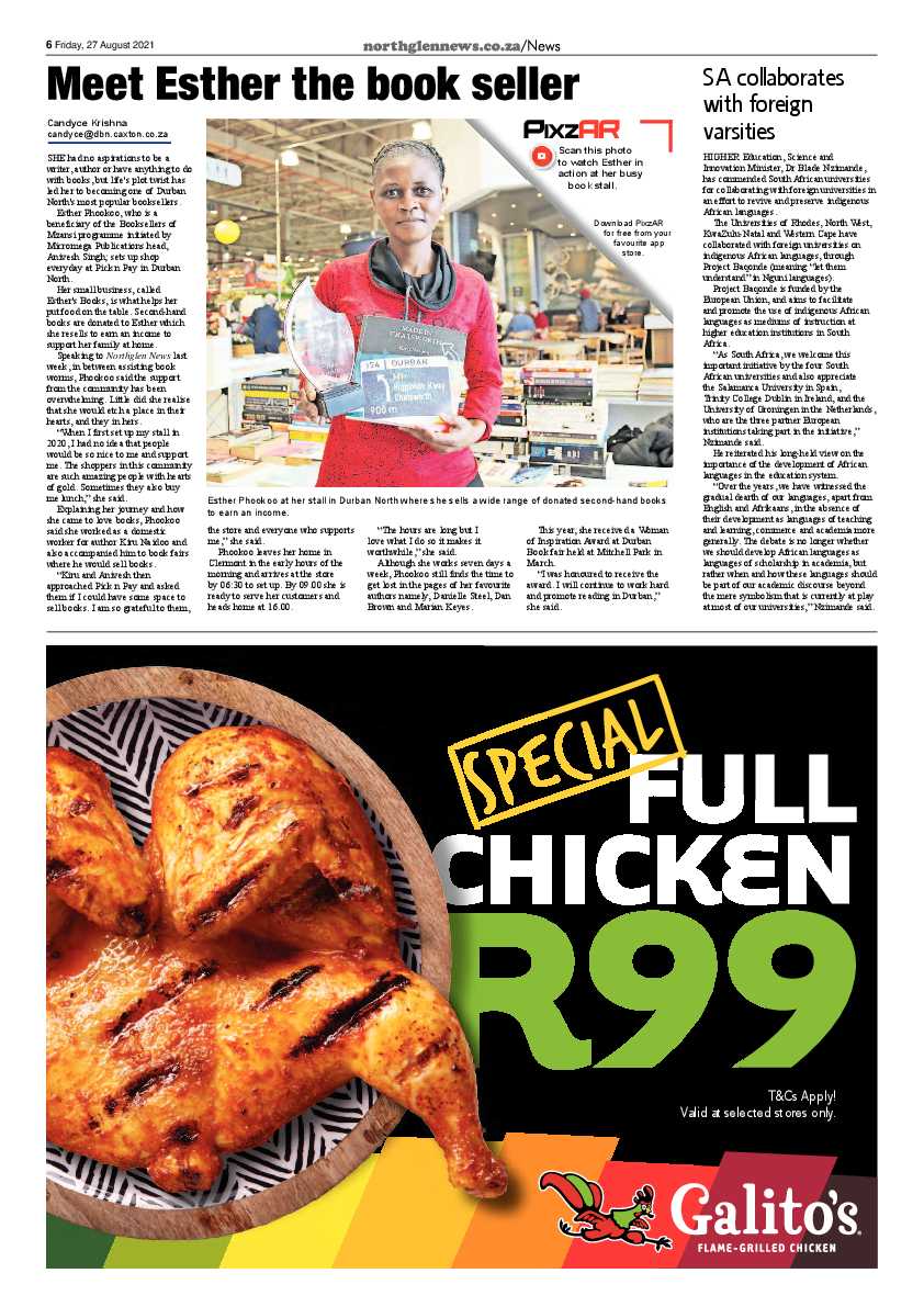 Northglen News 27 August 2021 page 6