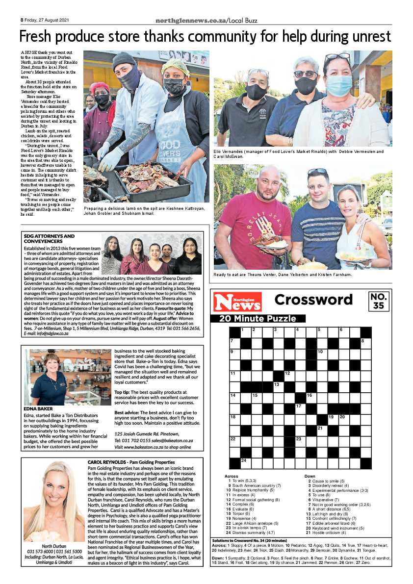 Northglen News 27 August 2021 page 8