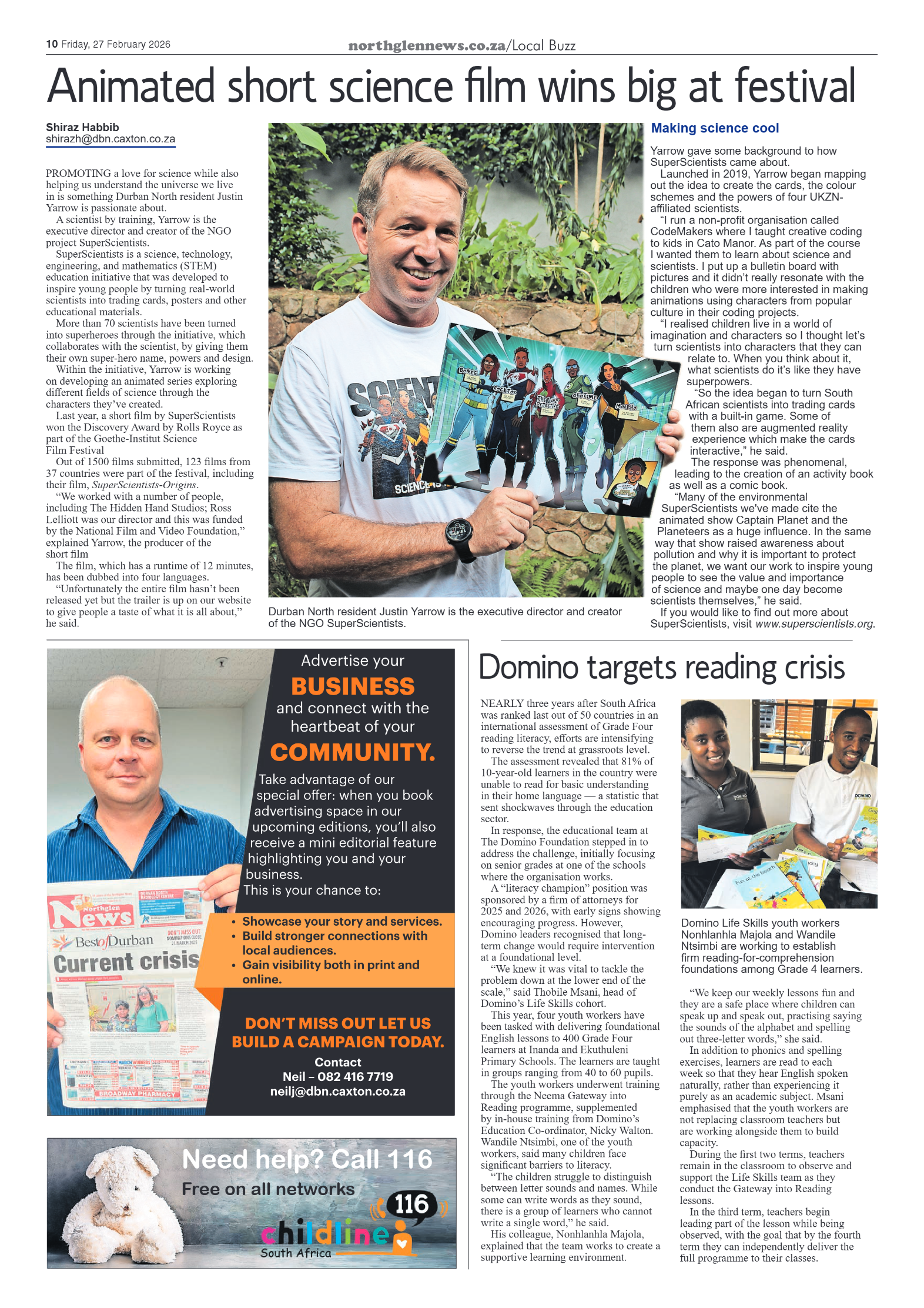 Northglen News 27 February 2026 page 10