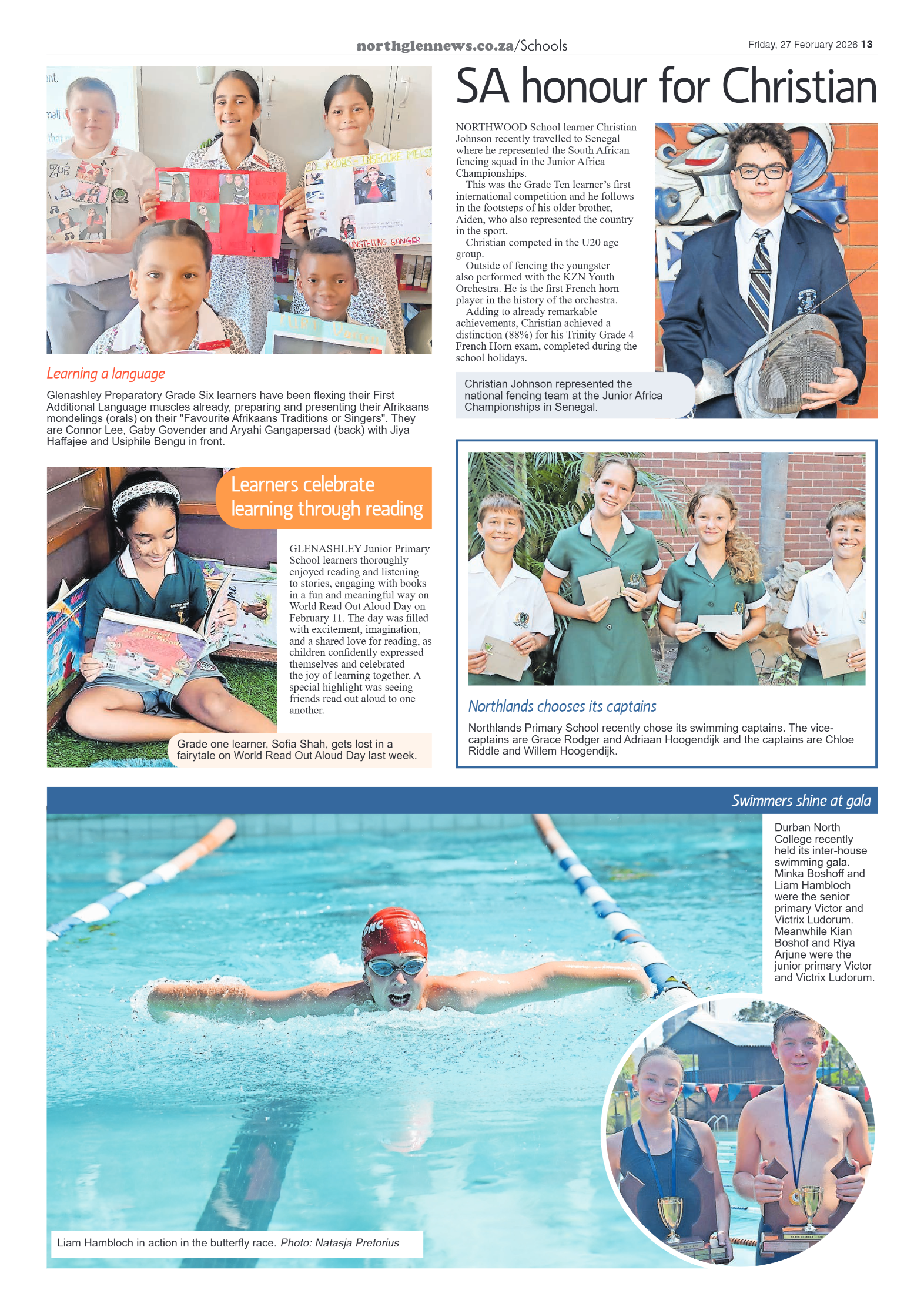 Northglen News 27 February 2026 page 13