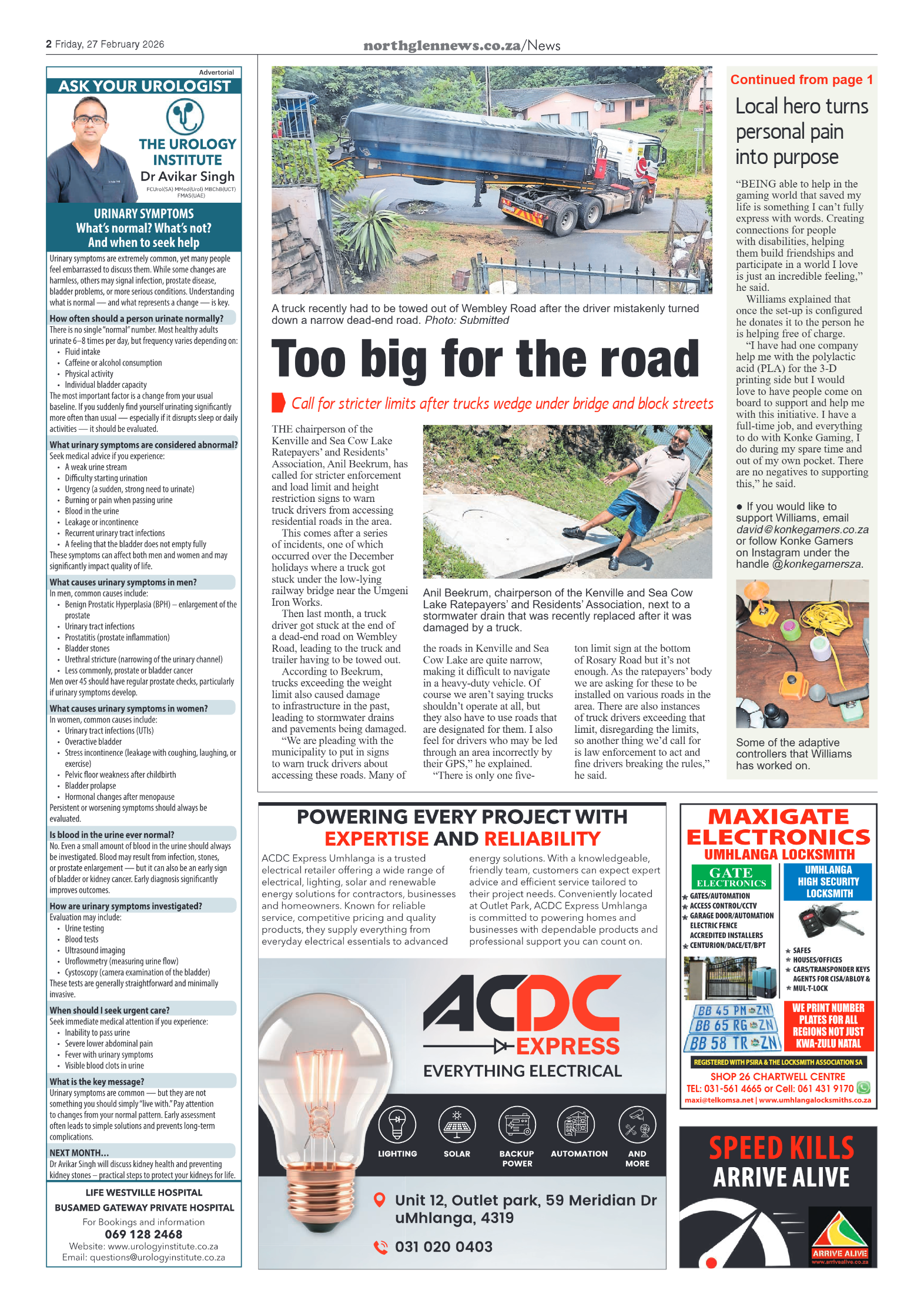 Northglen News 27 February 2026 page 2
