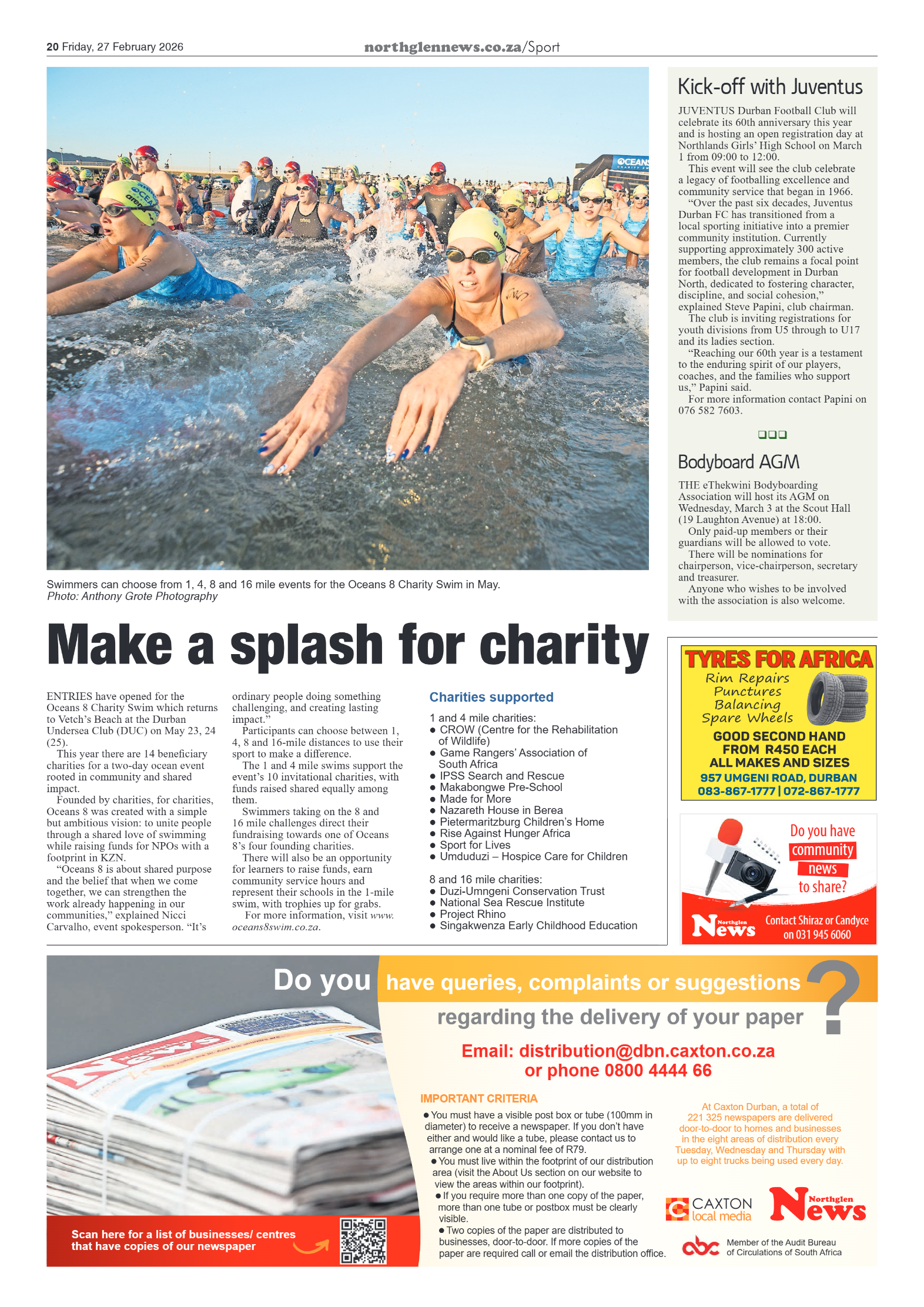 Northglen News 27 February 2026 page 20