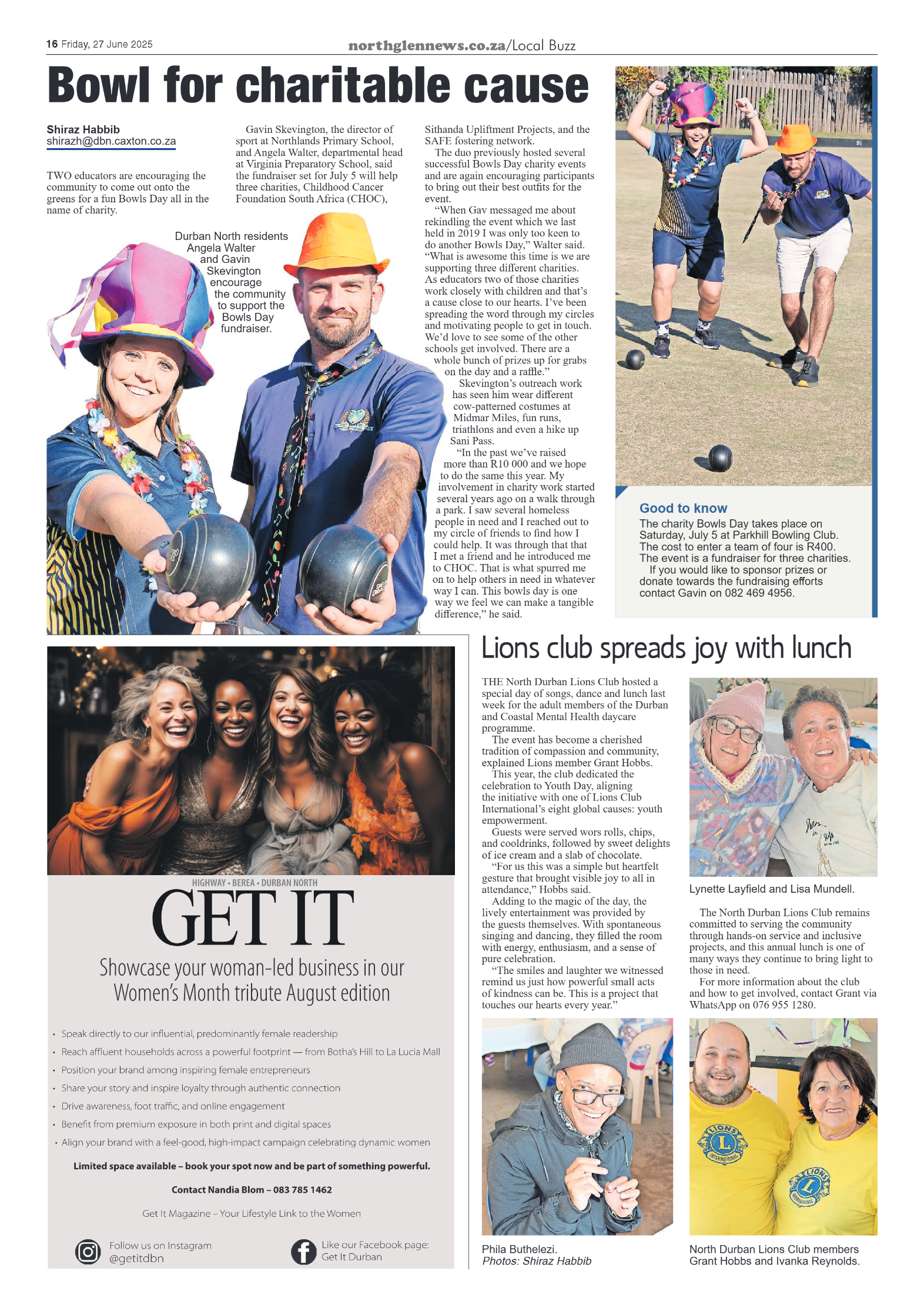 Northglen News 27 June 2025 page 16