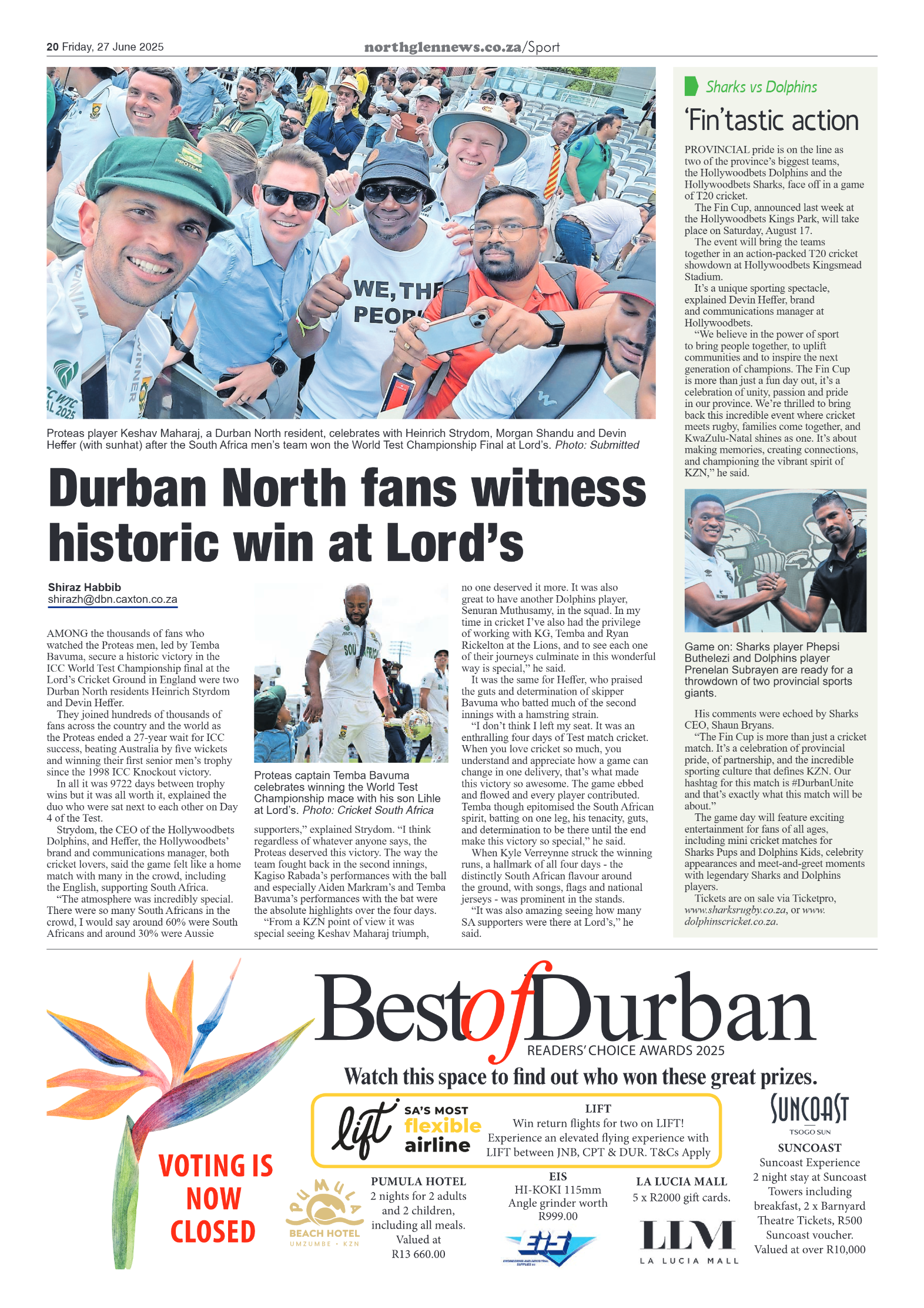 Northglen News 27 June 2025 page 20