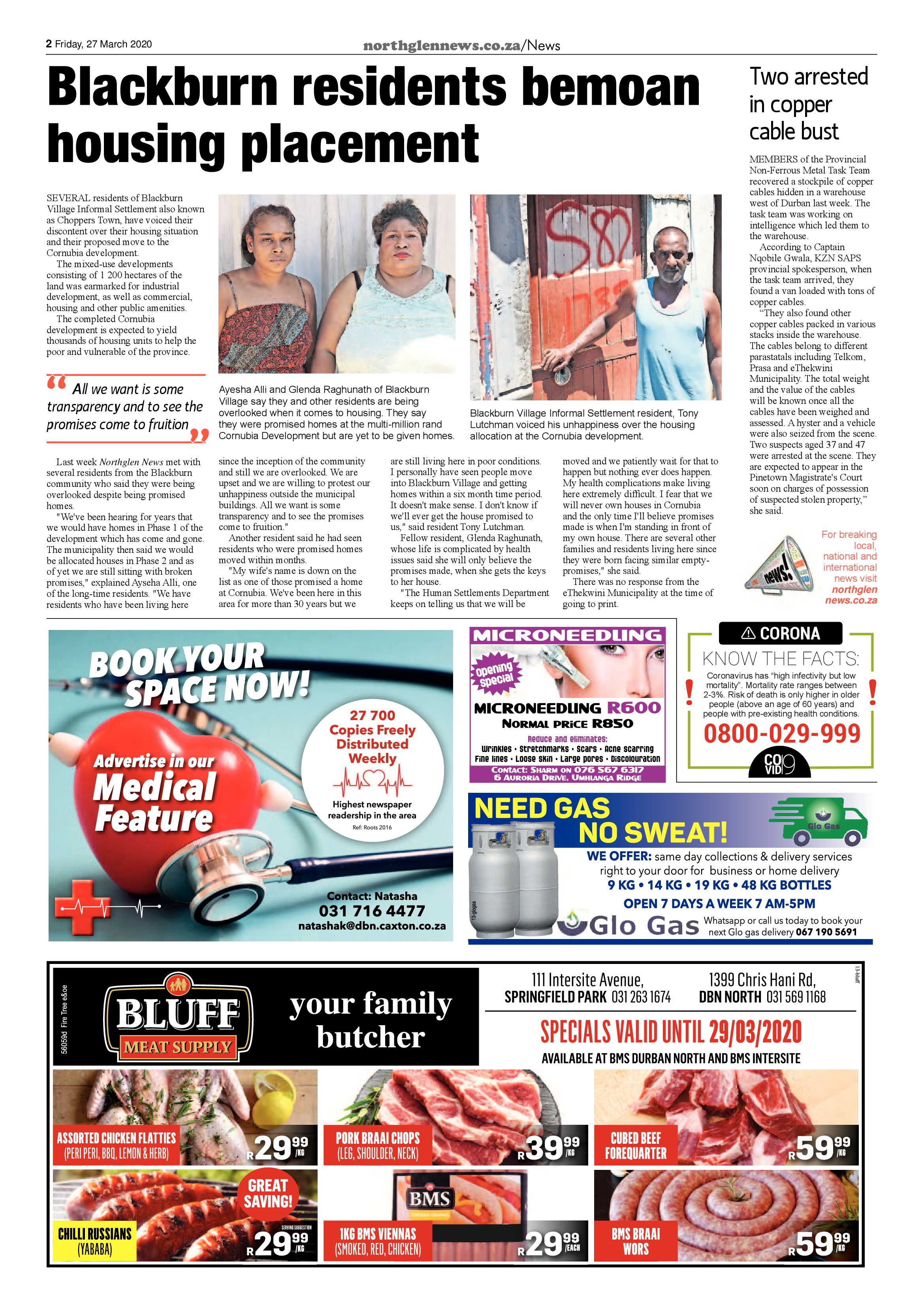 Northglen News 27 March 2020 page 2