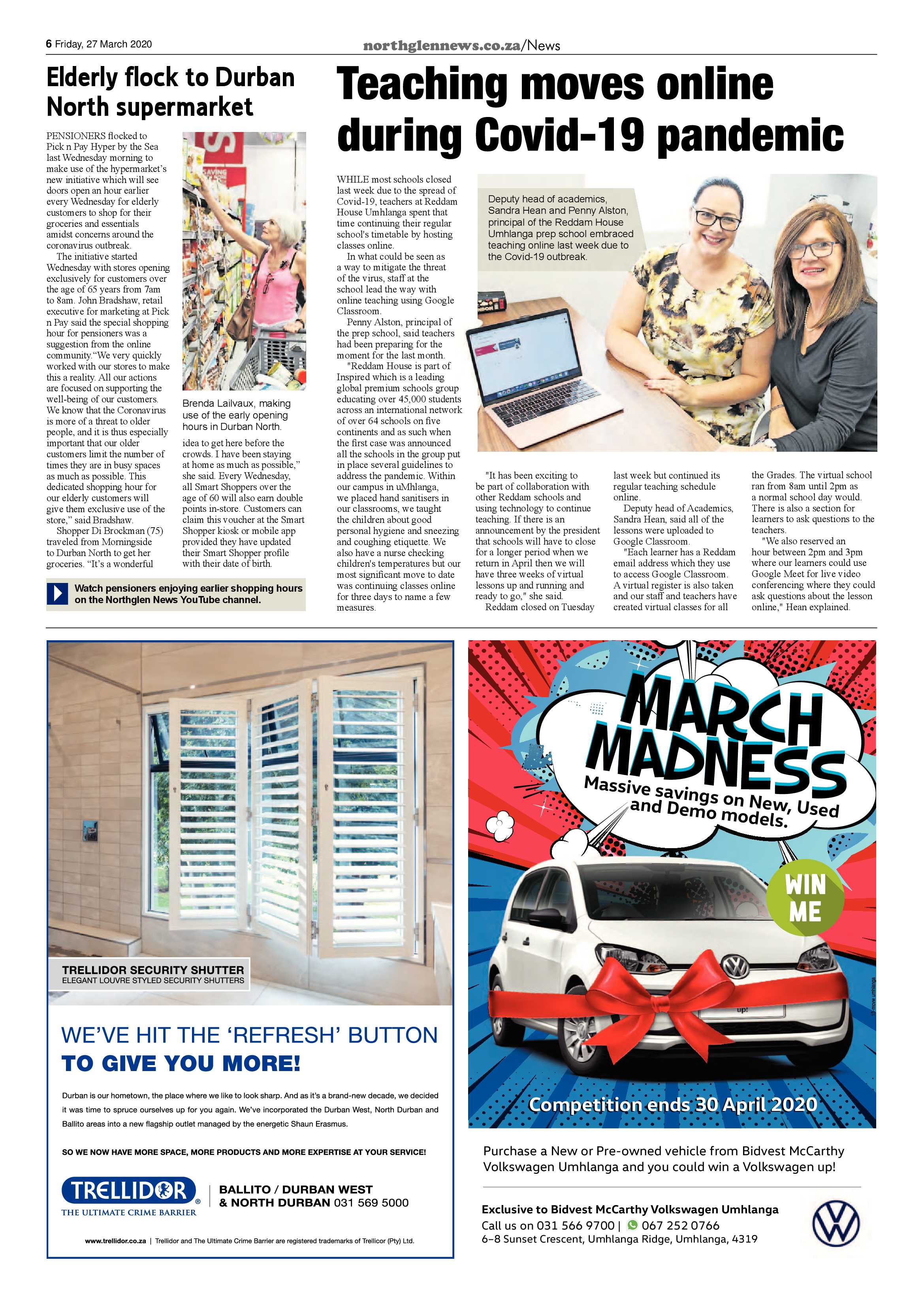 Northglen News 27 March 2020 page 6